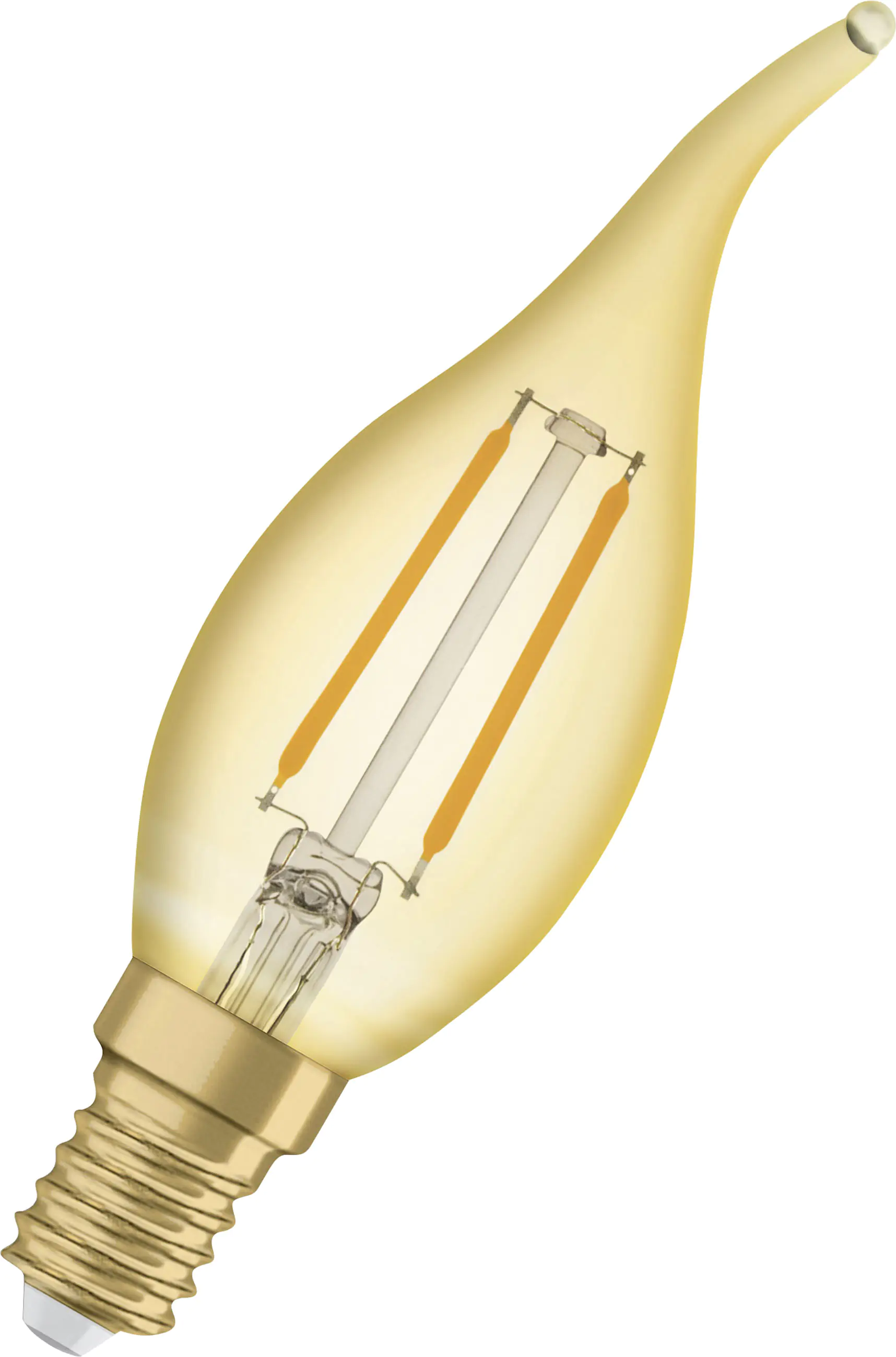 Osram LED Kerzenlampe Vintage E14 1,5 W warmweiß amber