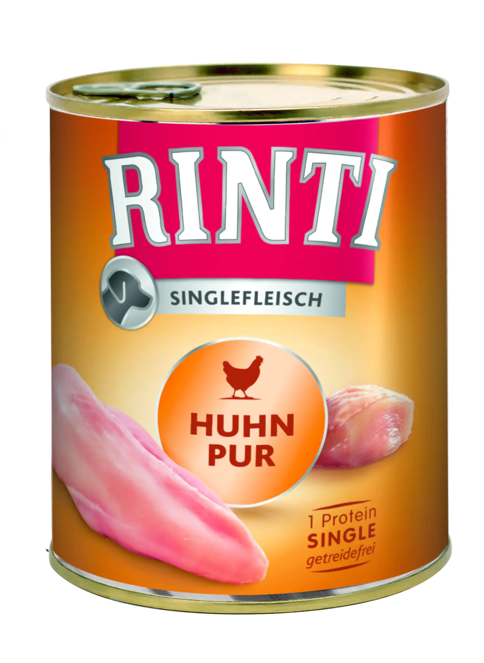 Rinti Singlefleisch Hundenassfutter Adult 800 g Huhn Pur