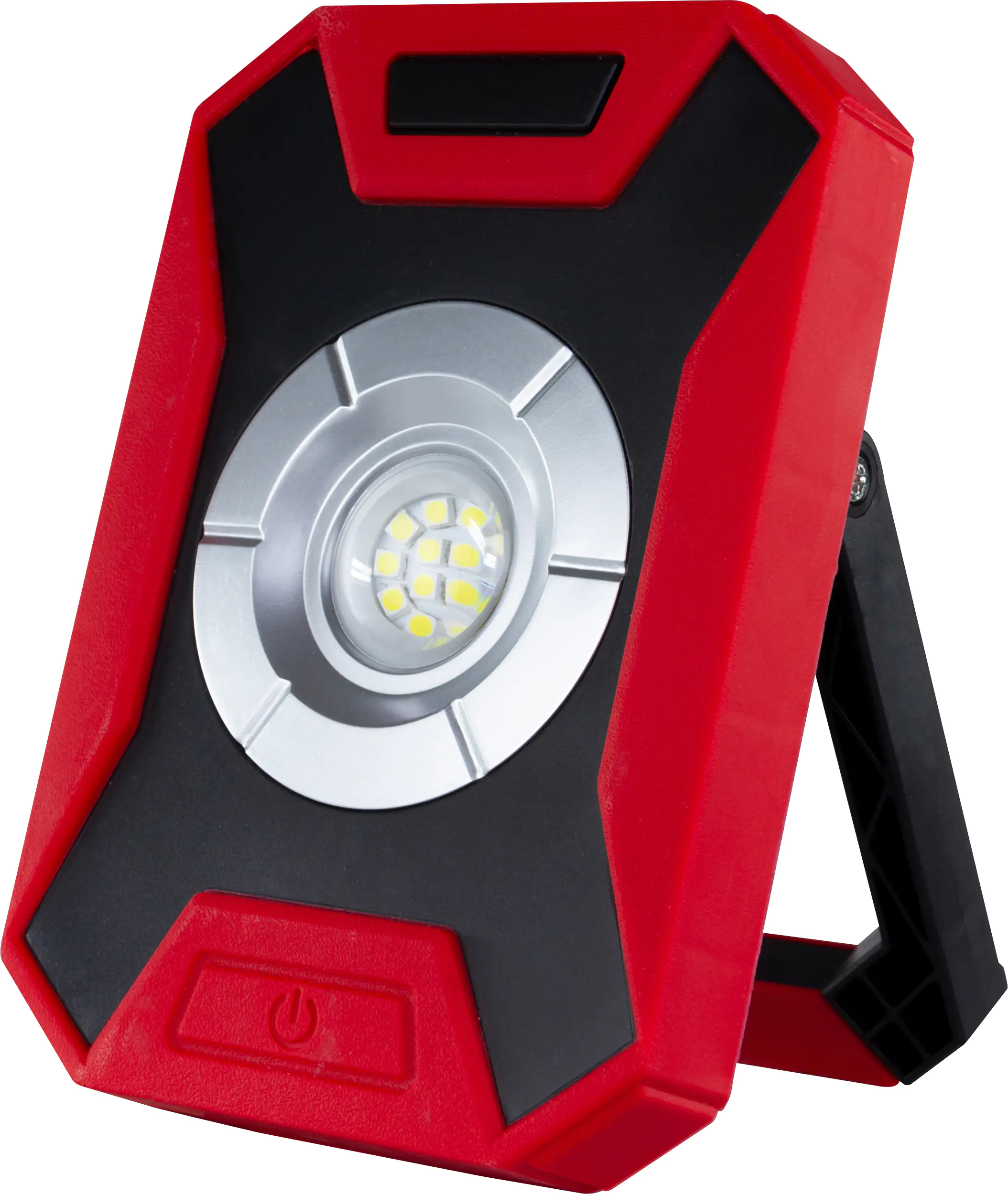 REV LED Akku-Arbeitsleuchte Flood 10 Watt schwarz-rot