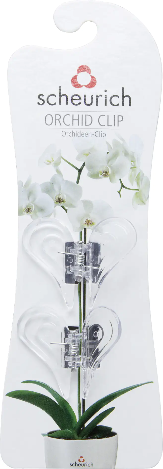 Scheurich Orchideen-Clips transparent 2er Pack Scheurich Orchideen-Clips transparent 2er Pack
