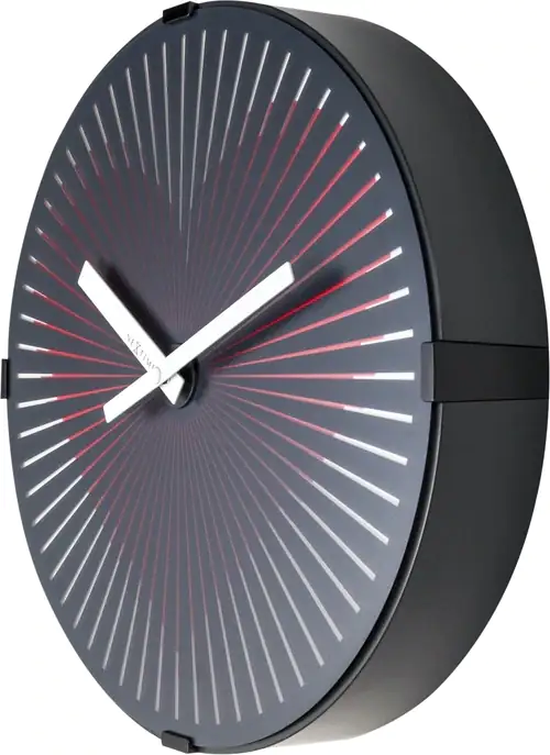 Nextime Wanduhr Motion Heart Red Ø 30,7 cm