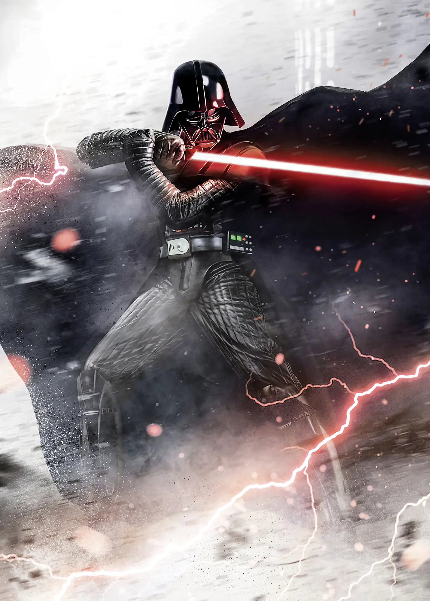 Komar Vlies Fototapete SW Vader Dark Force 200 x 280 cm Komar Vlies Fototapete SW Vader Dark Force 200 x 280 cm