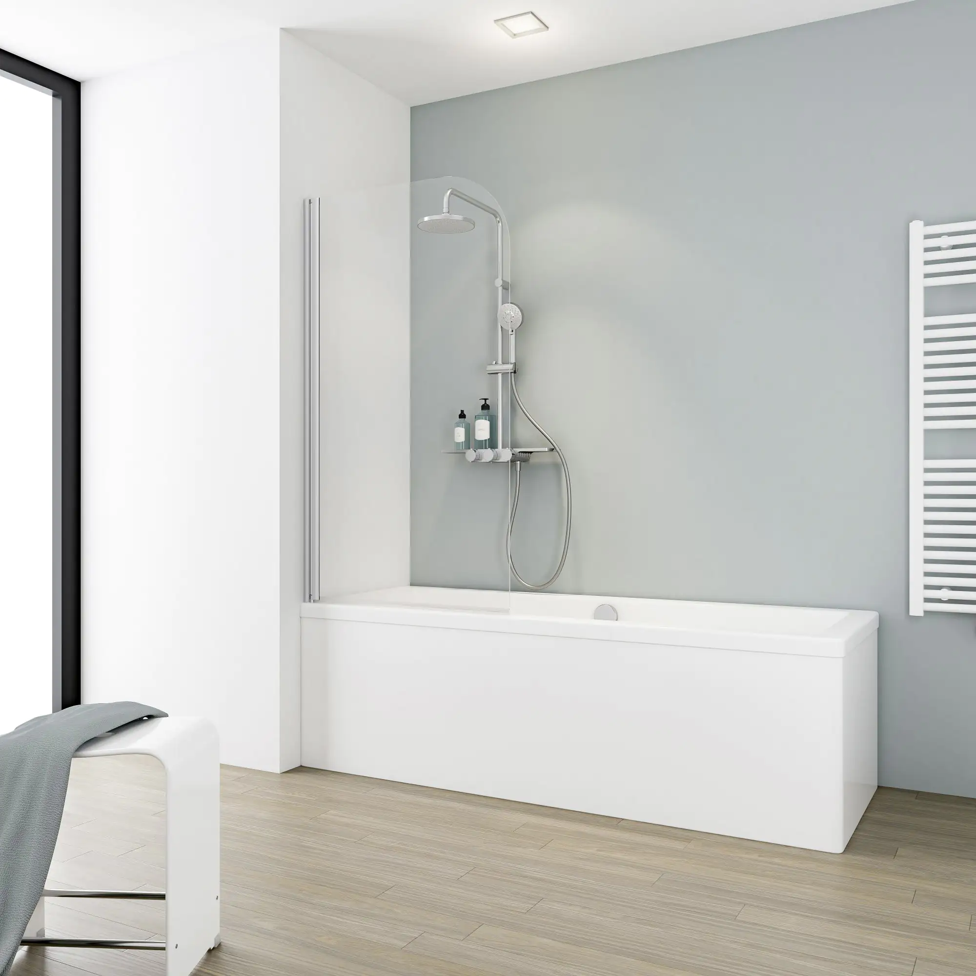 Schulte Badewannenaufsatz D1650 1-tlg. 80,5 x 140 cm Schulte Badewannenaufsatz D1650 1-tlg. 80,5 x 140 cm