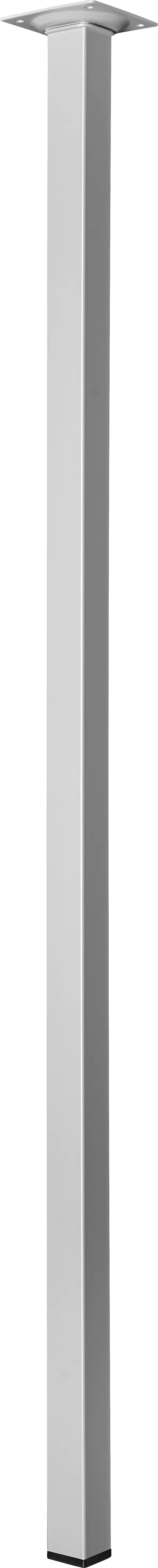 Hettich Tischbein Aluminium-Optik 25 x 25 x 800 mm Stahl, 1 Stück Hettich Tischbein Aluminium-Optik 25 x 25 x 800 mm Stahl, 1 Stück