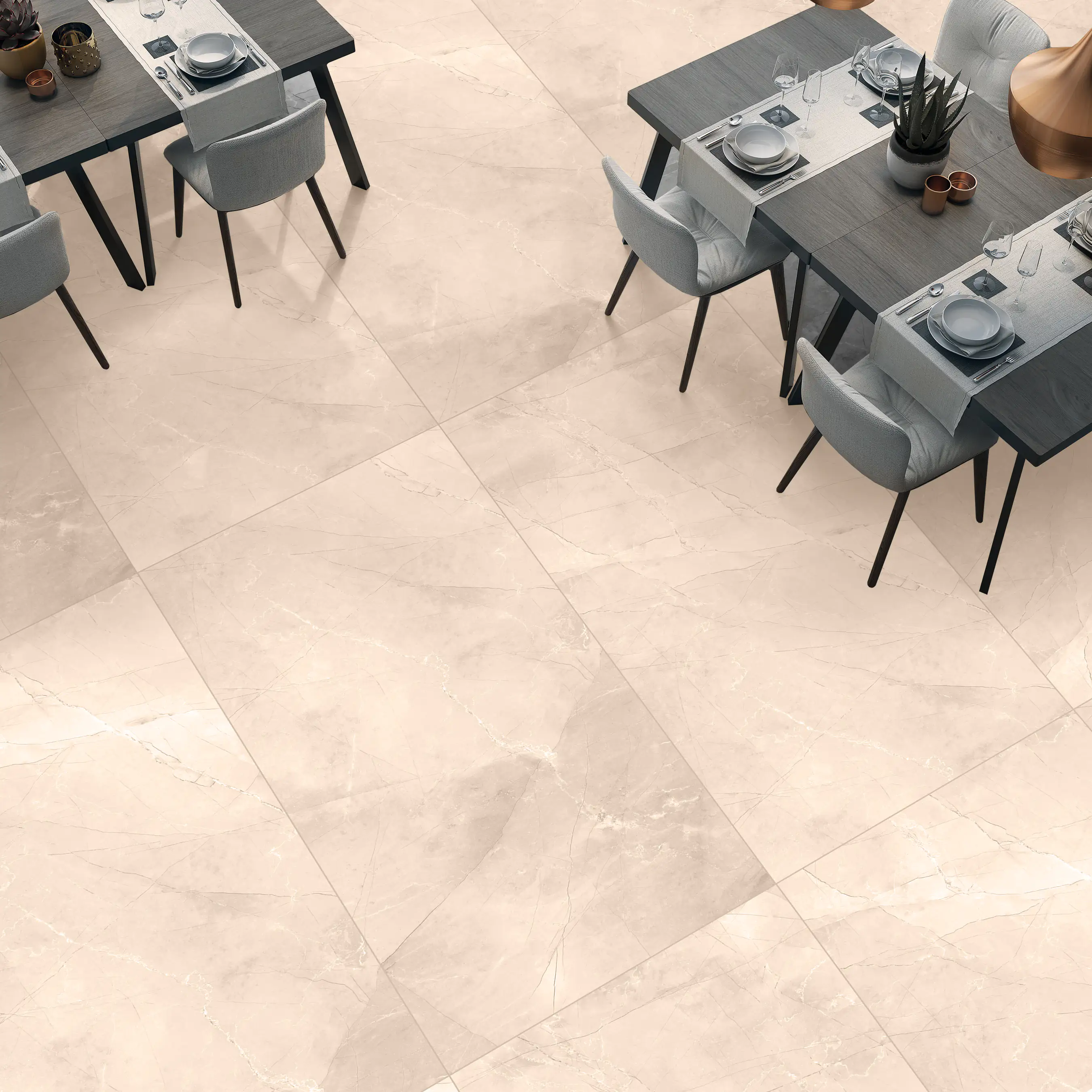 Bodenfliese Feinsteinzeug Pulpis 60 x 120 cm crema