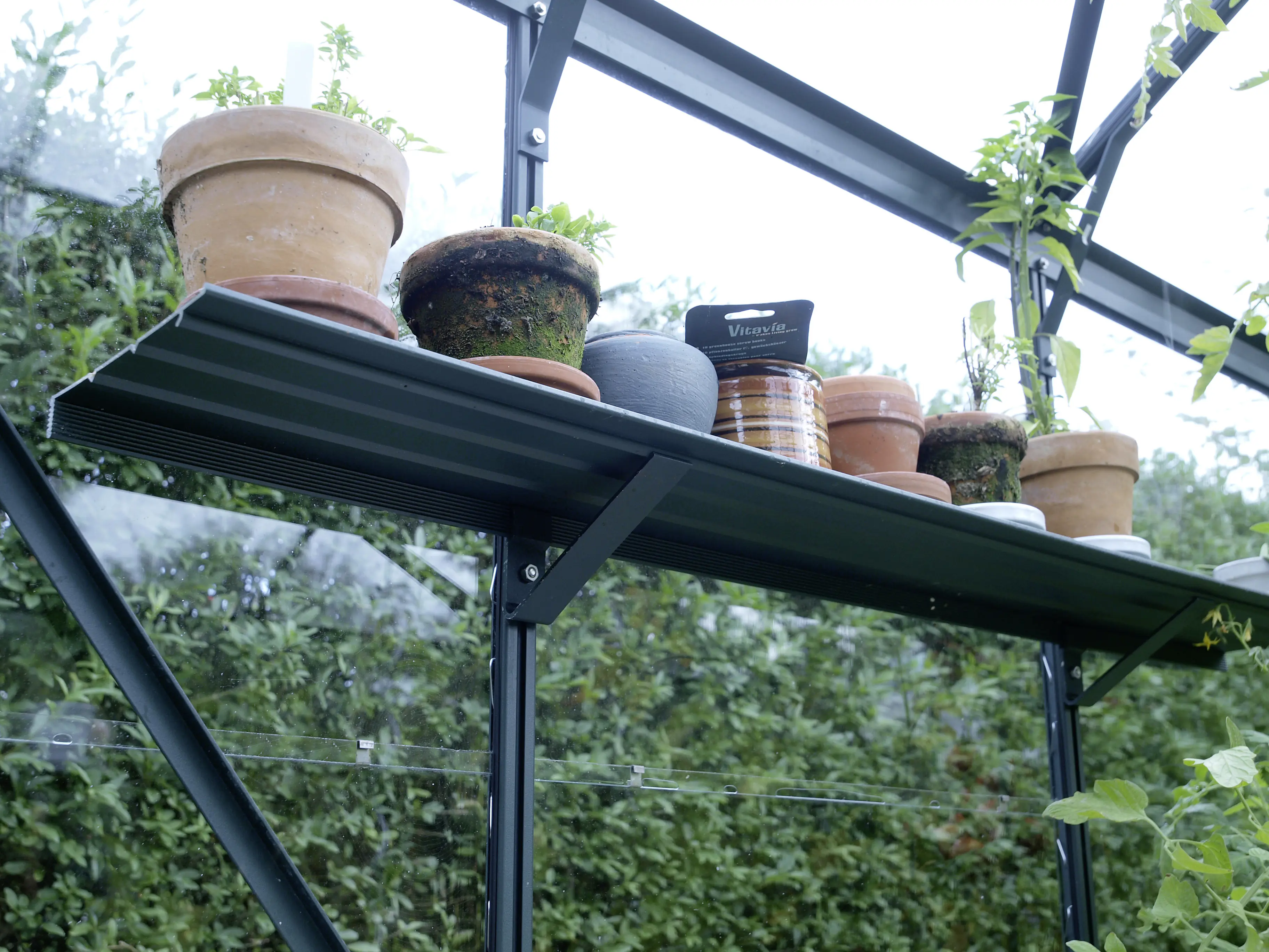 Vitavia Aluwandregal 122 x 15 cm smaragd