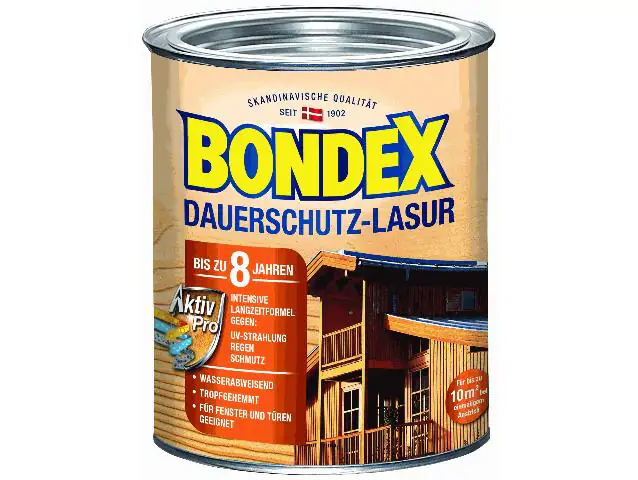 Bondex Dauerschutz Lasur 750 ml grau Bondex Dauerschutz Lasur 750 ml grau