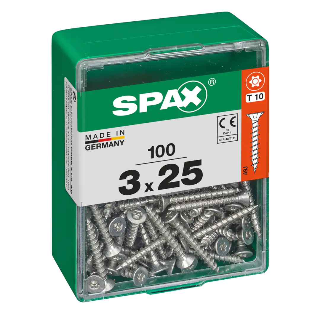 Spax Universalschrauben 3.0 x 25 mm TX 10 - 100 Stk.