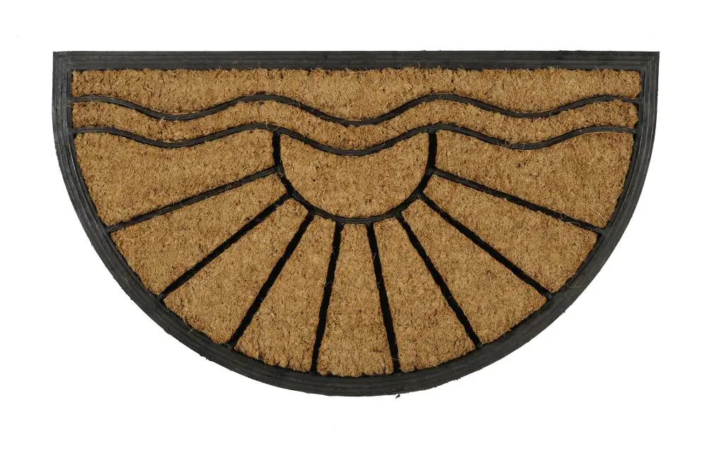 Fußmatte Massimo halbrund, 40 x 70 cm