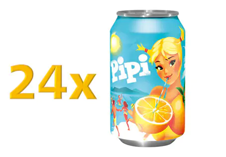 Pipi Orangen-Limonade Dose 24 x 0,33 l EINWEG
