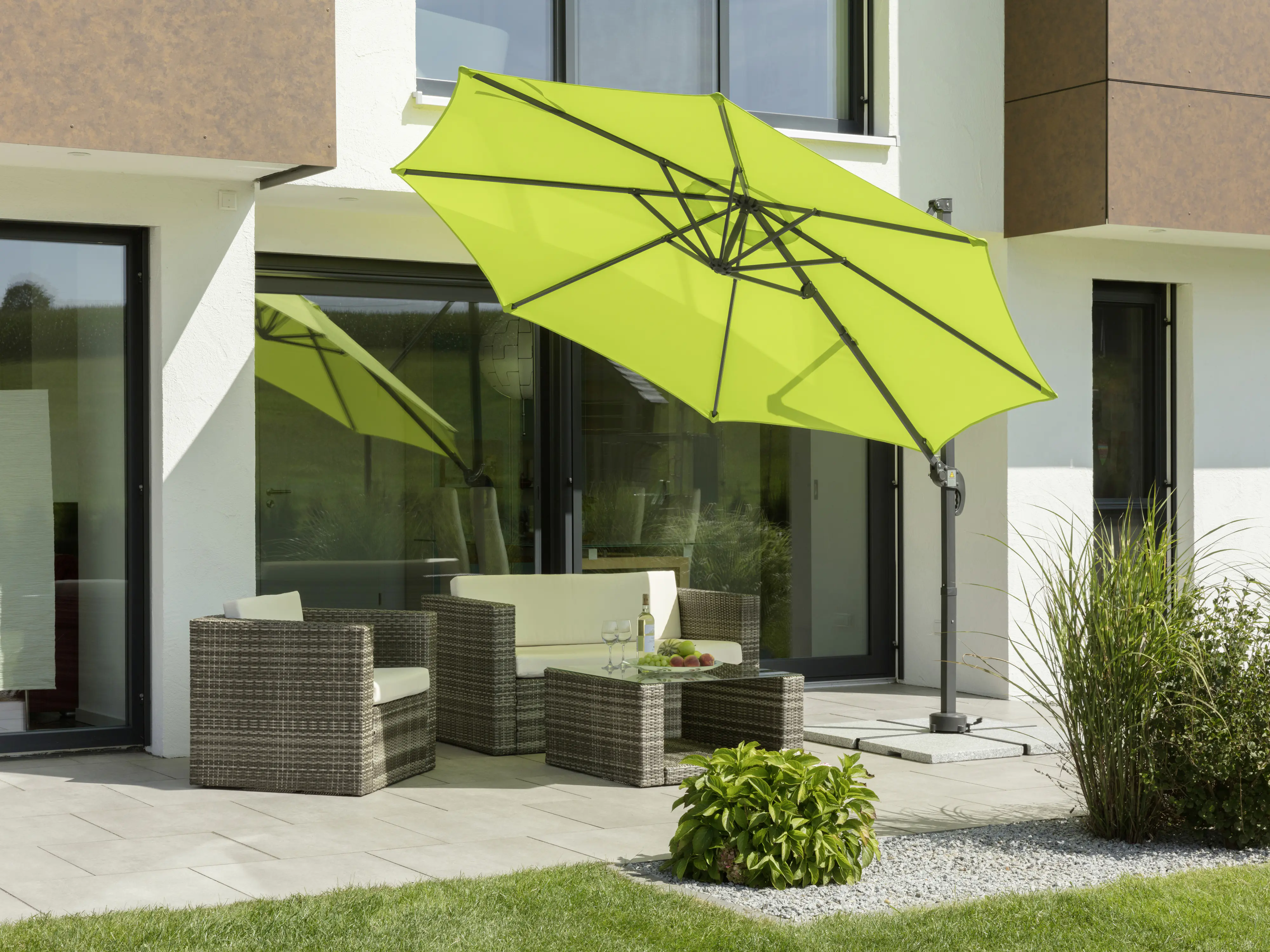 Schneider Sonnenschirm Rhodos Junior apfelgrün Ø 300 cm Schneider Sonnenschirm Rhodos Junior apfelgrün Ø 300 cm