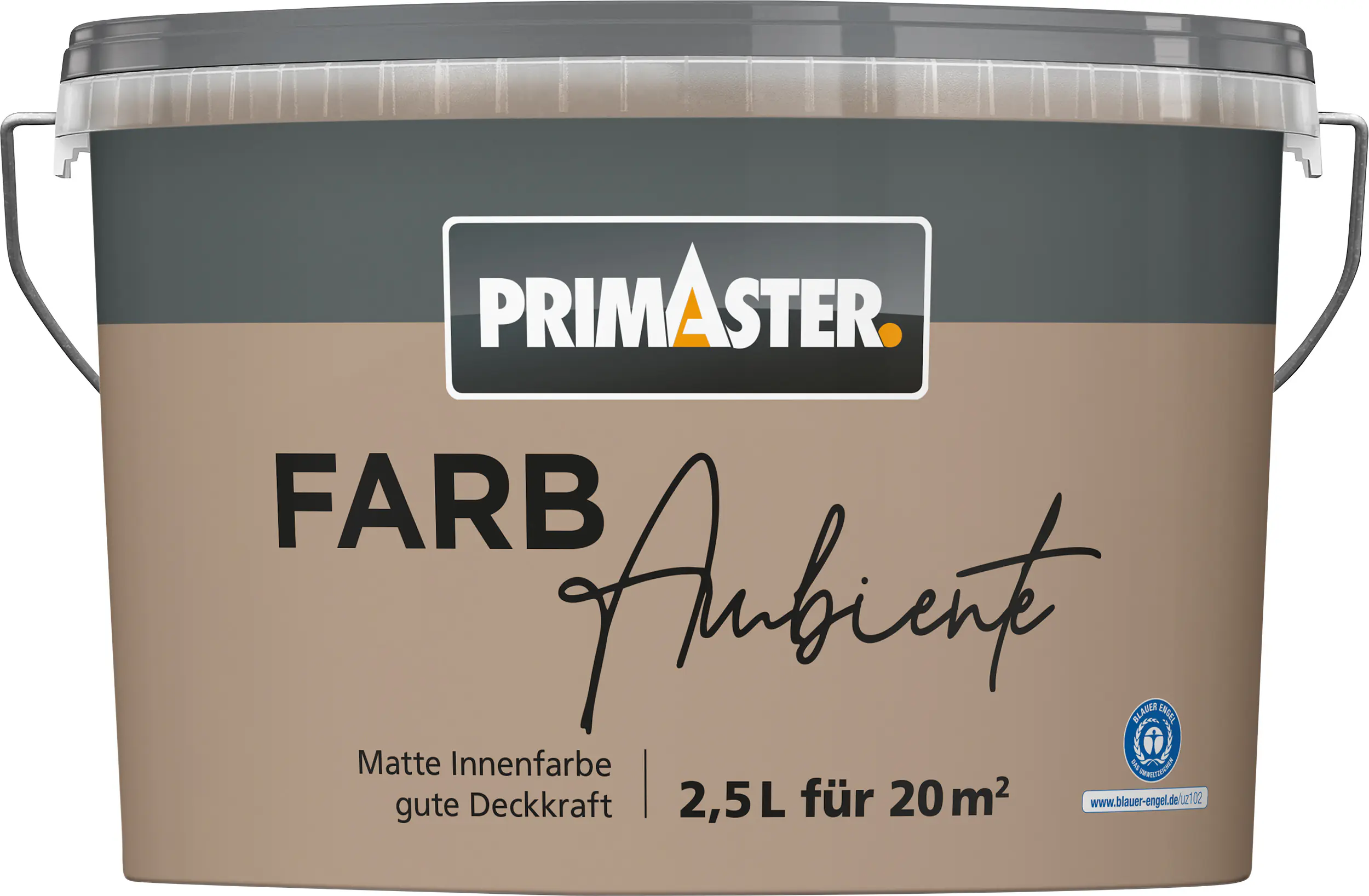 Primaster Farbambiente Wandfarbe matt nougat 2,5 L