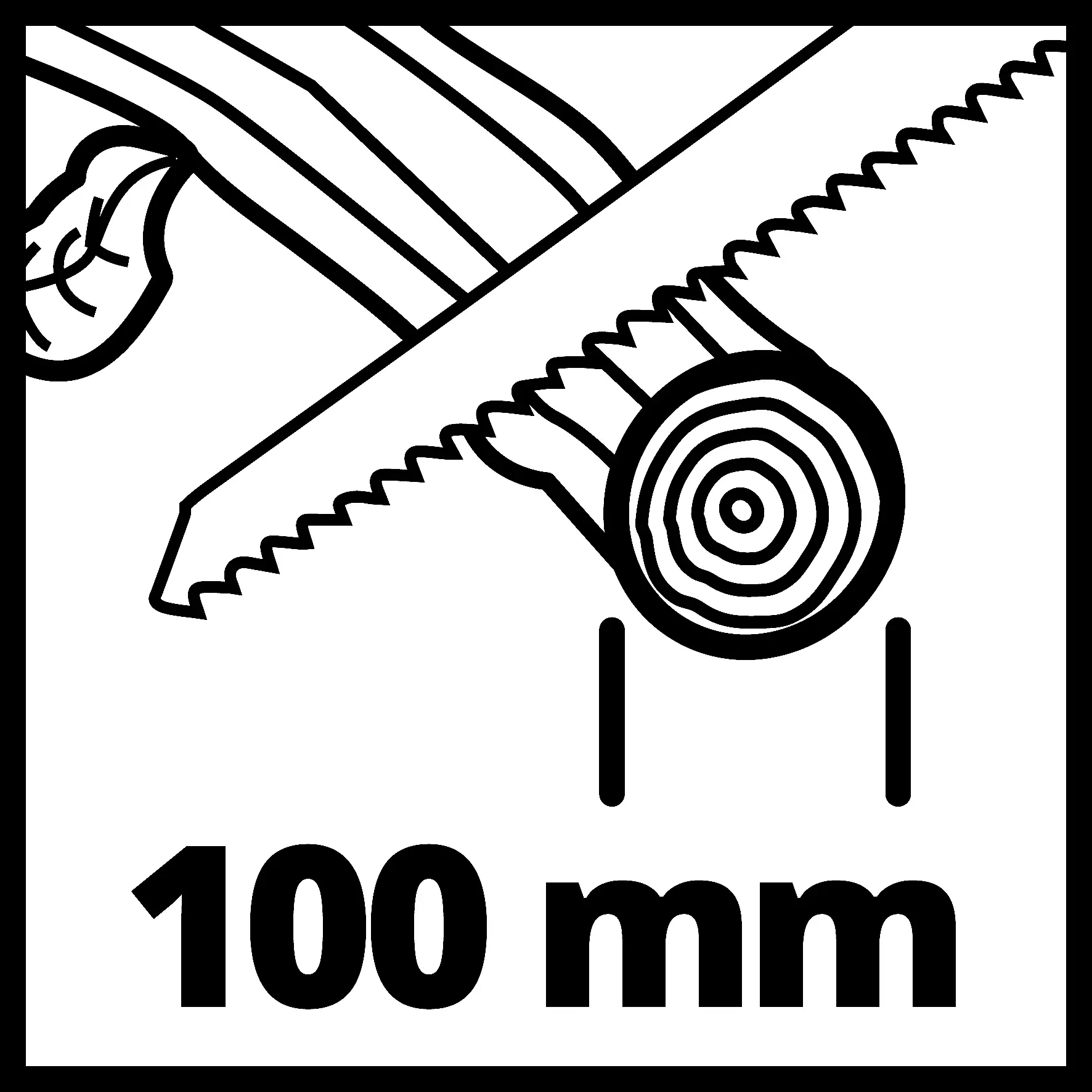 Einhell Akku Gehölzschneider GE-GS 18/150 Li-Solo 8 cm Schnittstärke