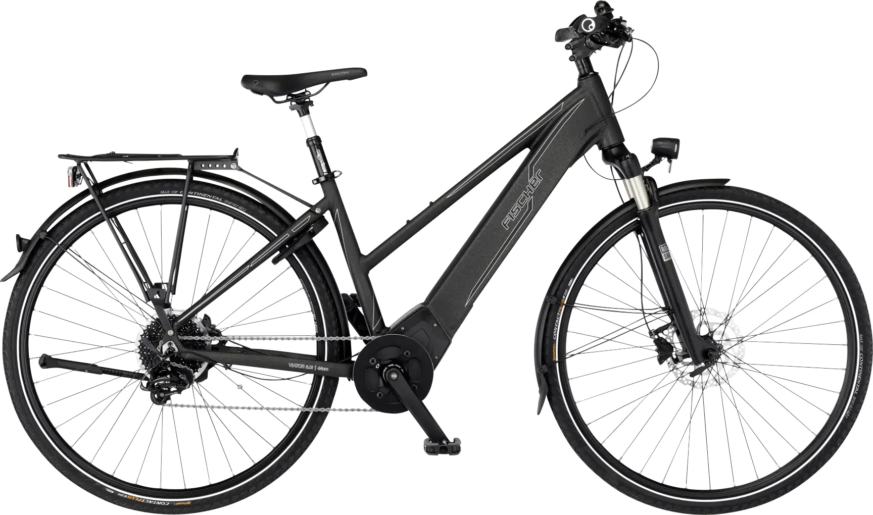 Fischer E-Bike Trekking Viator 6.0i Damen 28 Zoll 10-Gang 504 Wh schiefergrau matt 62480 Fischer E-Bike Trekking Viator 6.0i Damen 28 Zoll 10-Gang 504 Wh schiefergrau matt 62480