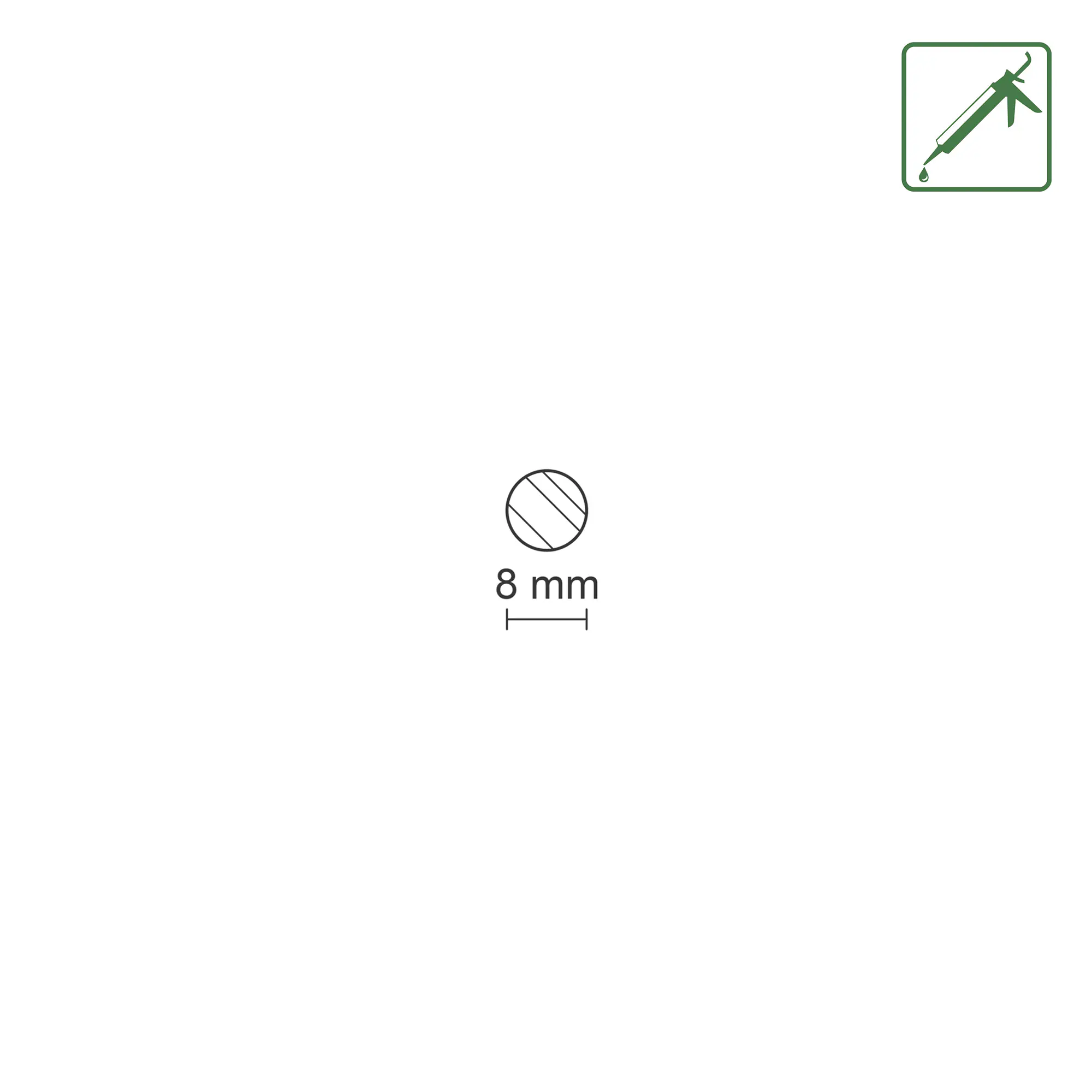 FN Neuhofer Rundstab 100 cm 8 x 8 mm