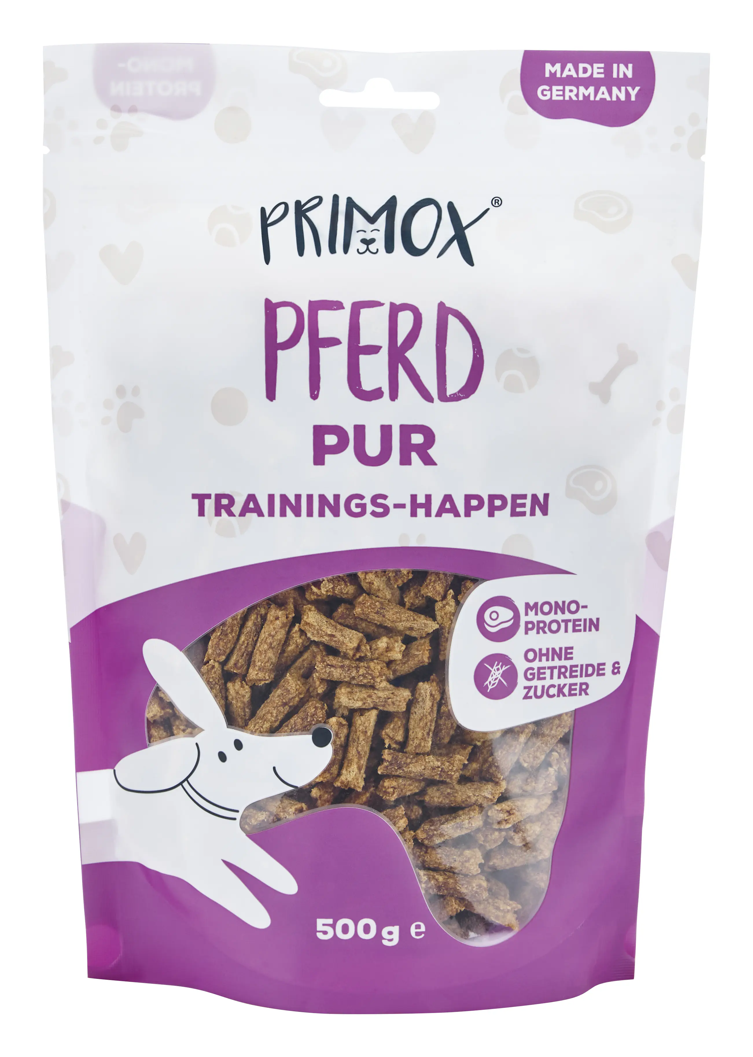 Primox Hundeleckerli Snack getreidefrei 500 g Pferd