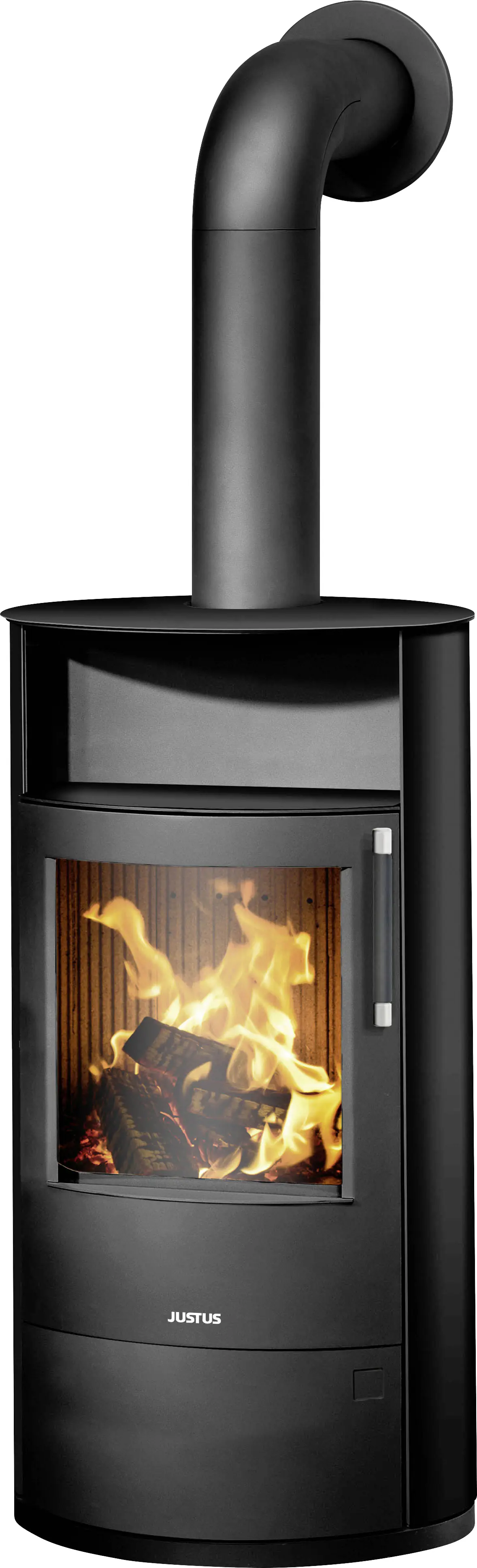 Justus Kaminofen Island 7 2.0 Stahl schwarz 7 kW
