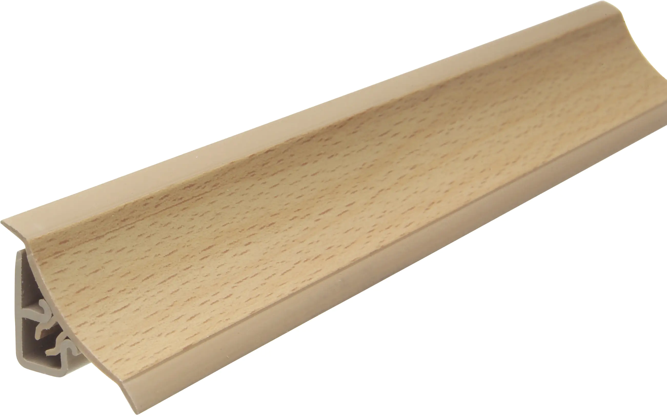 Primo Wandanschlussleiste 260 cm, 23 x 25 mm, Buche hell