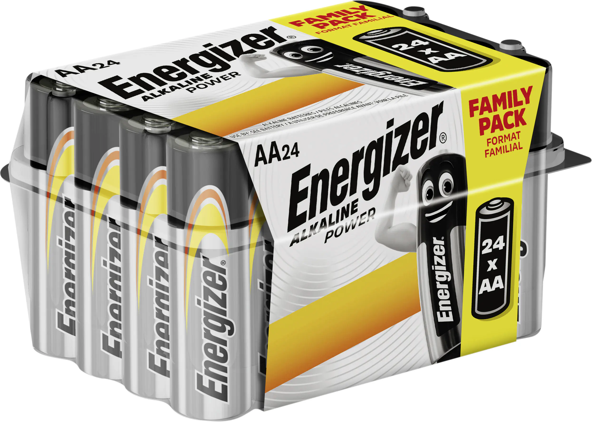 Energizer Alkaline Power Batterie Mignon AA 1,5 V, 24er Box