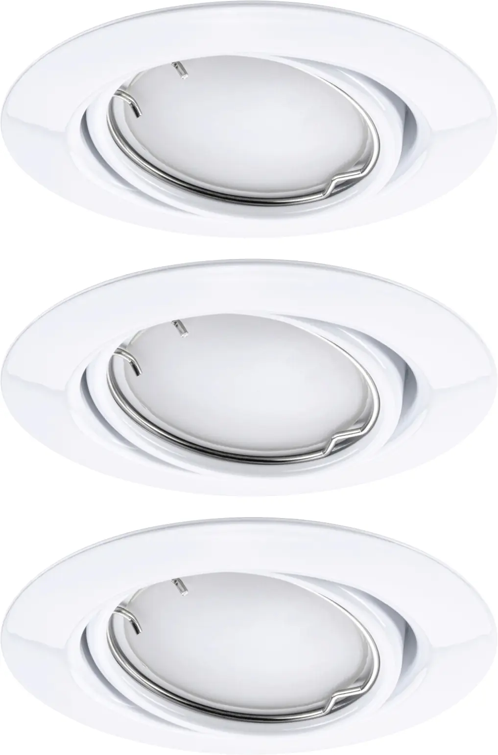 Paulmann LED Einbauleuchte Coin Base 3er Set weiß Zigbee RGBW RGBW Ø 9 cm schwenkbar 