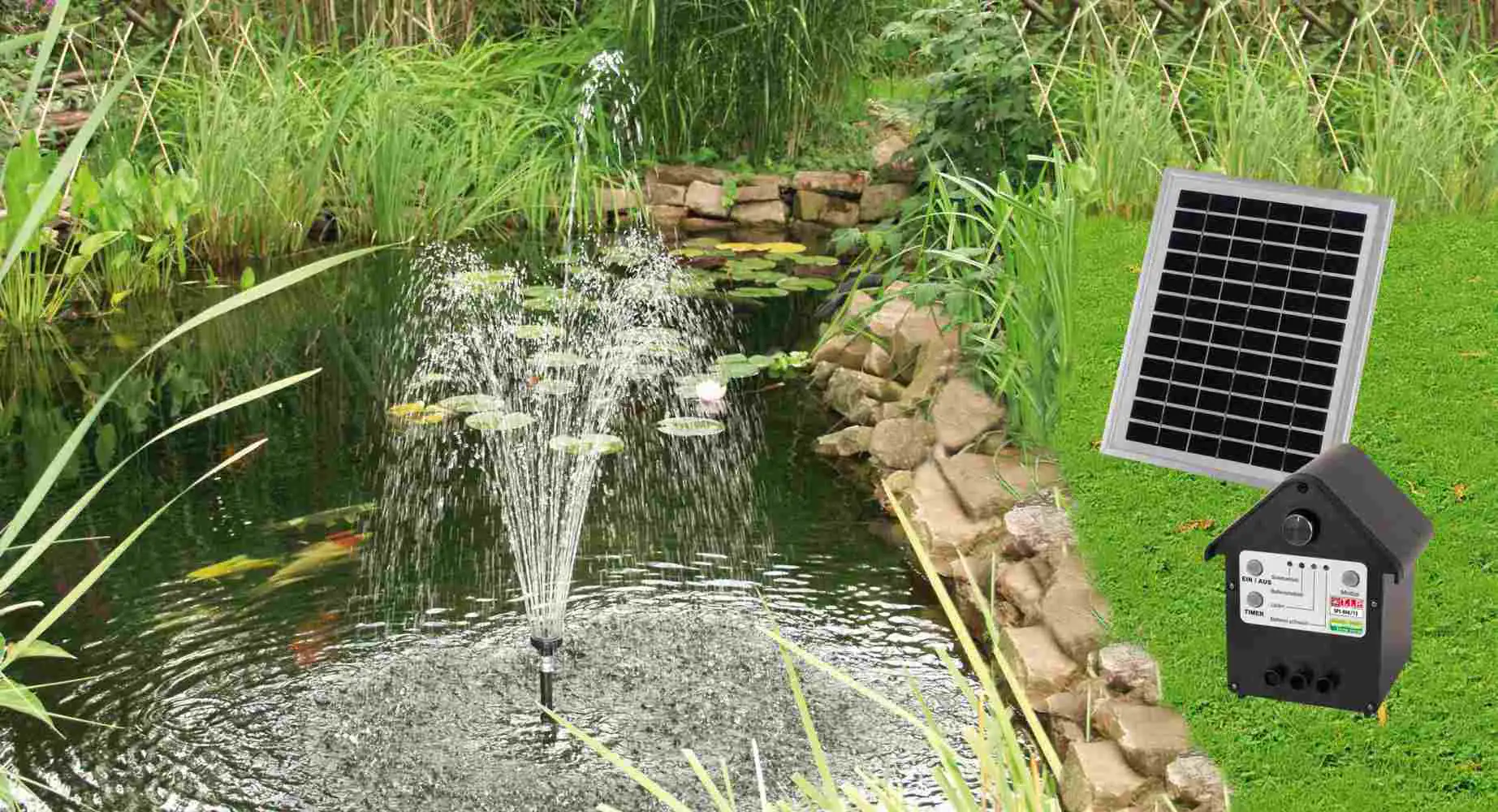 T.I.P. Solar-Teichpumpe SPS 800/12 Max. Fördermenge: 800 l/h, 8 W