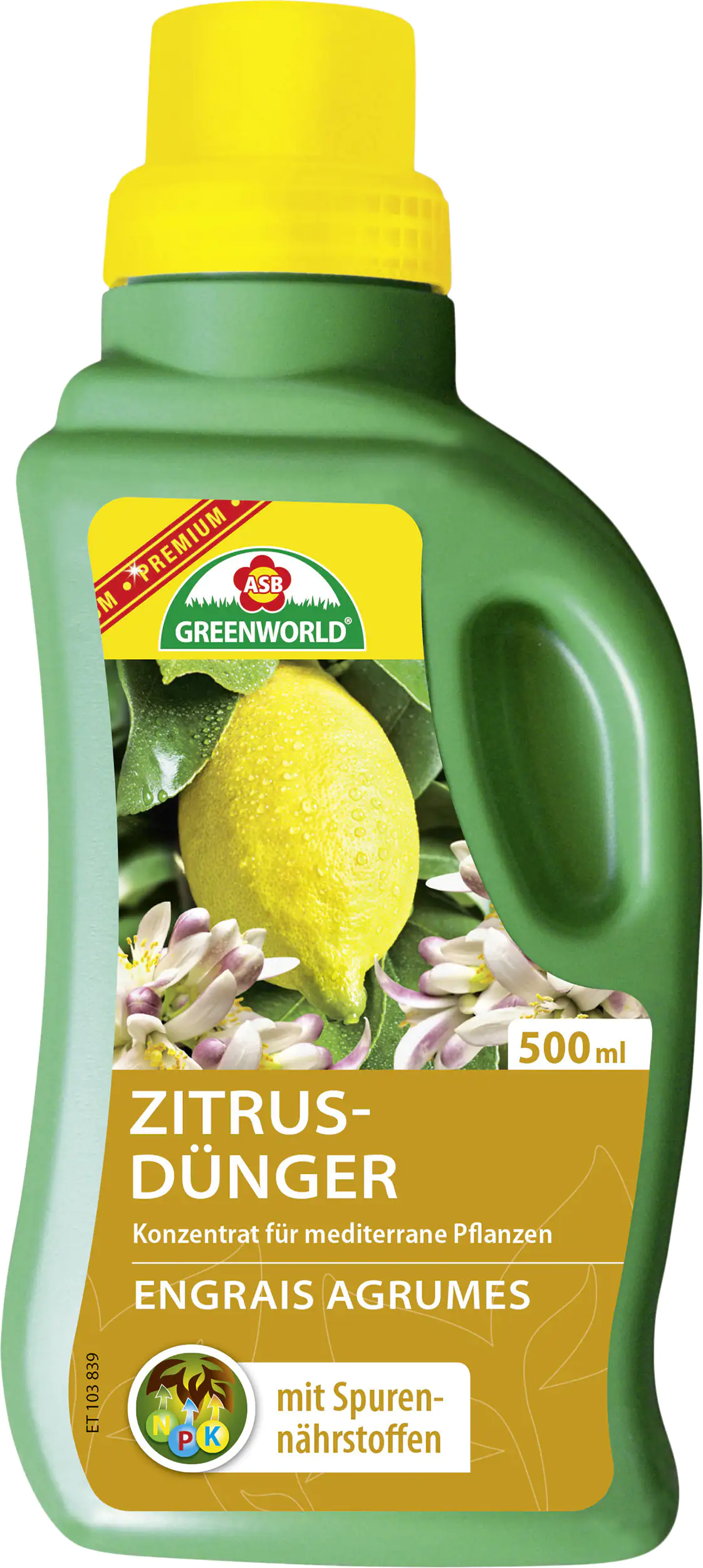 ASB Greenworld Zitrus- und Kübelpflanzen Dünger 500 ml ASB Greenworld Zitrus- und Kübelpflanzen Dünger 500 ml