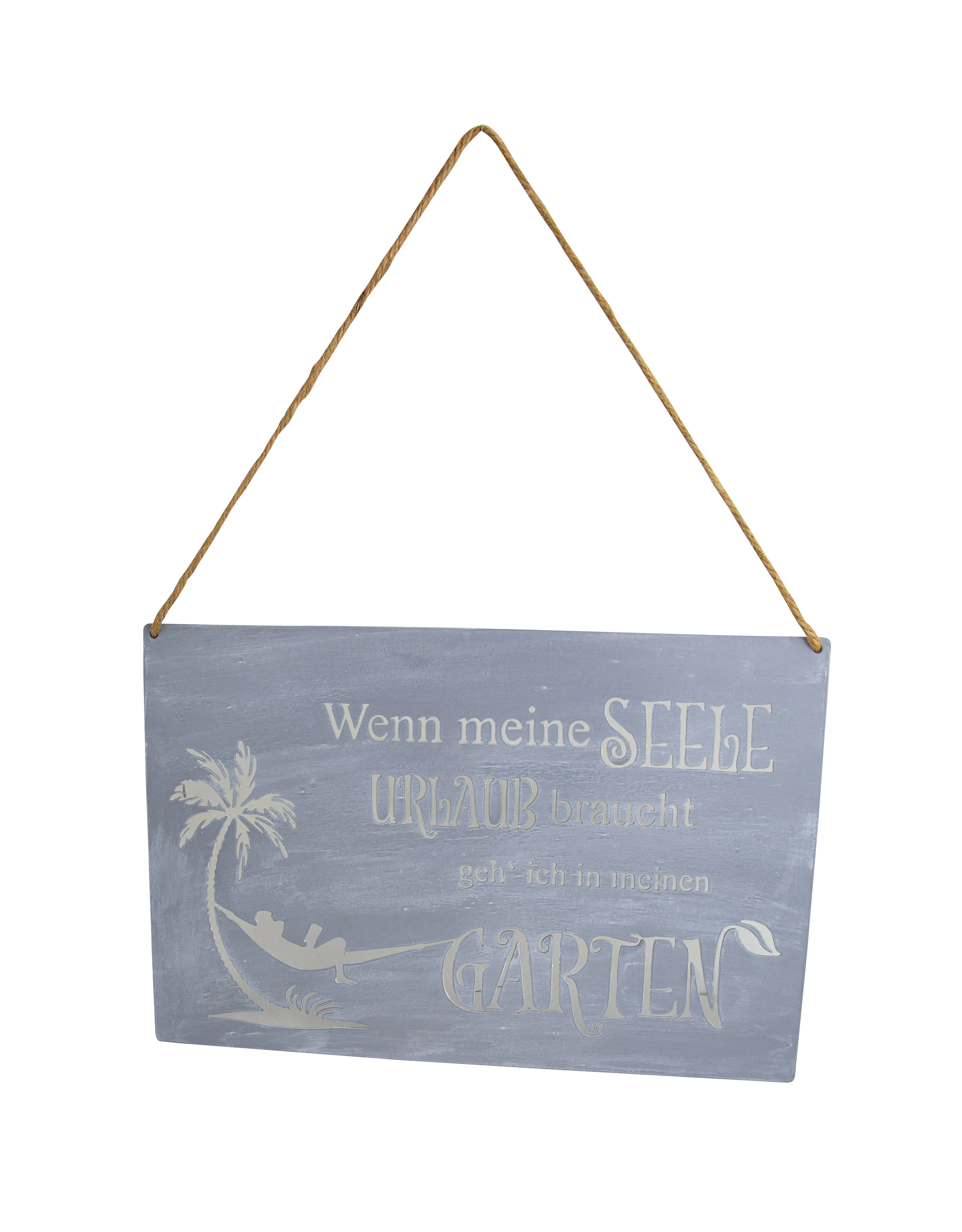 Riffelmacher Dekoschild z. Hängen Seele Urlaub 30 x 20 cm