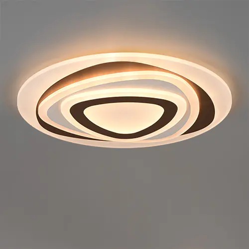 Reality LED-Deckenleuchte Zilo Ø 50 cm Coffee dimmbar CCT