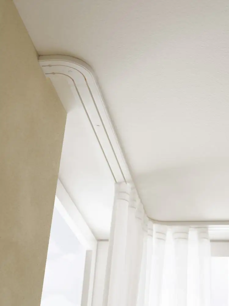 Gardinia Vorhangschiene GE 1-läufig, weiß, 150 cm