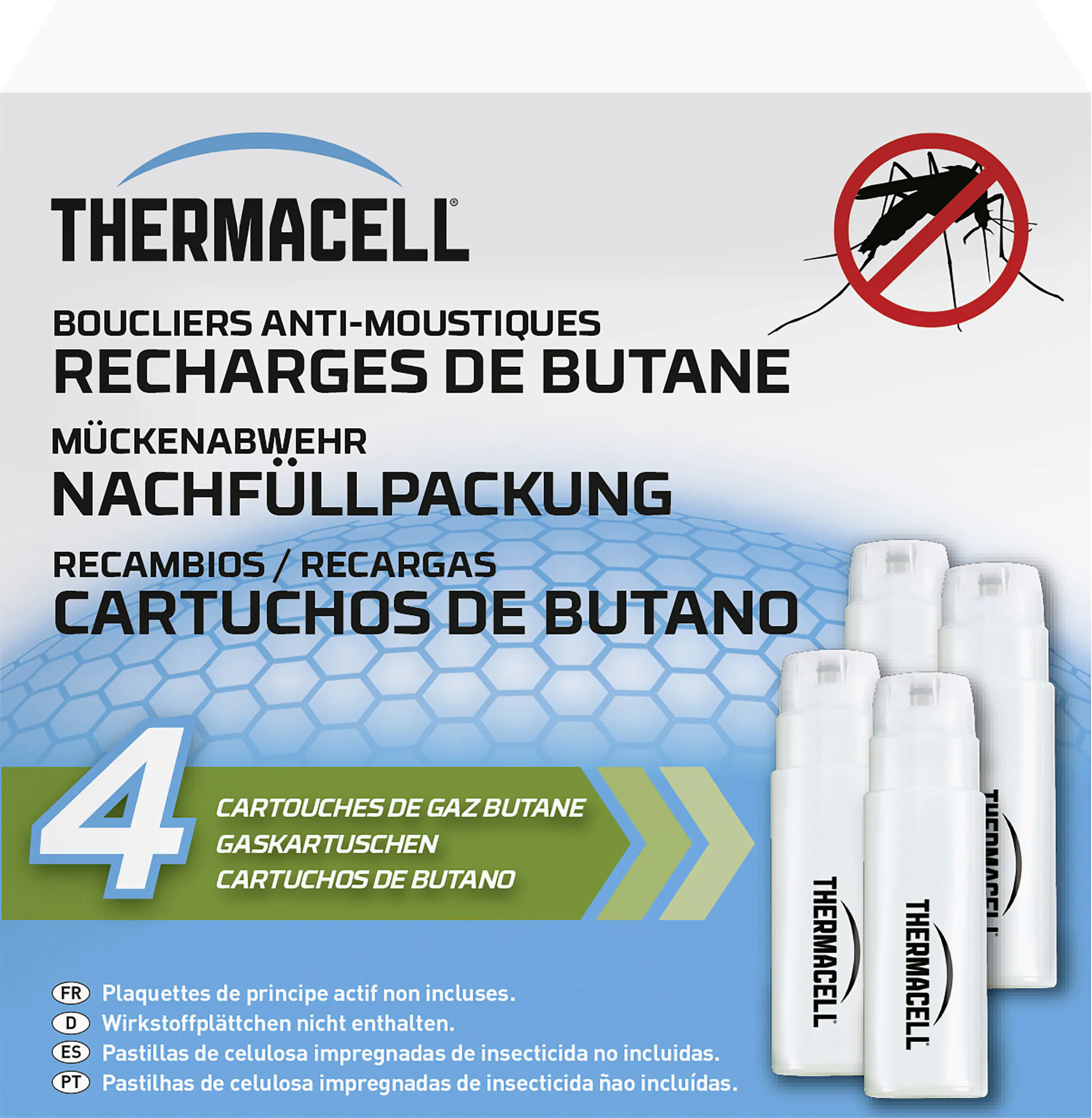 Thermacell Nachfüllpackung Gaskartuschen 4 Stück