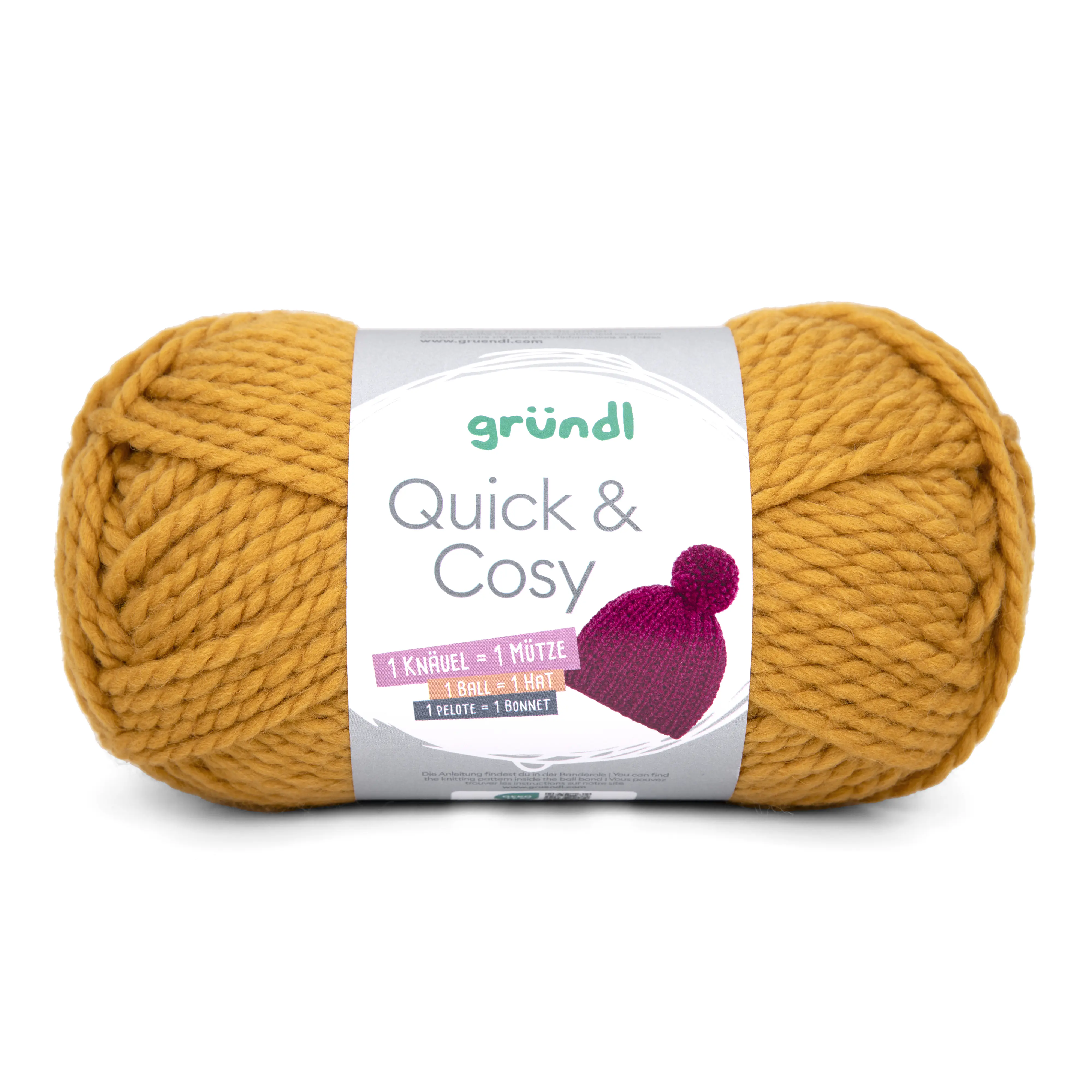 Gründl Wolle Quick and Cosy 150 g curry