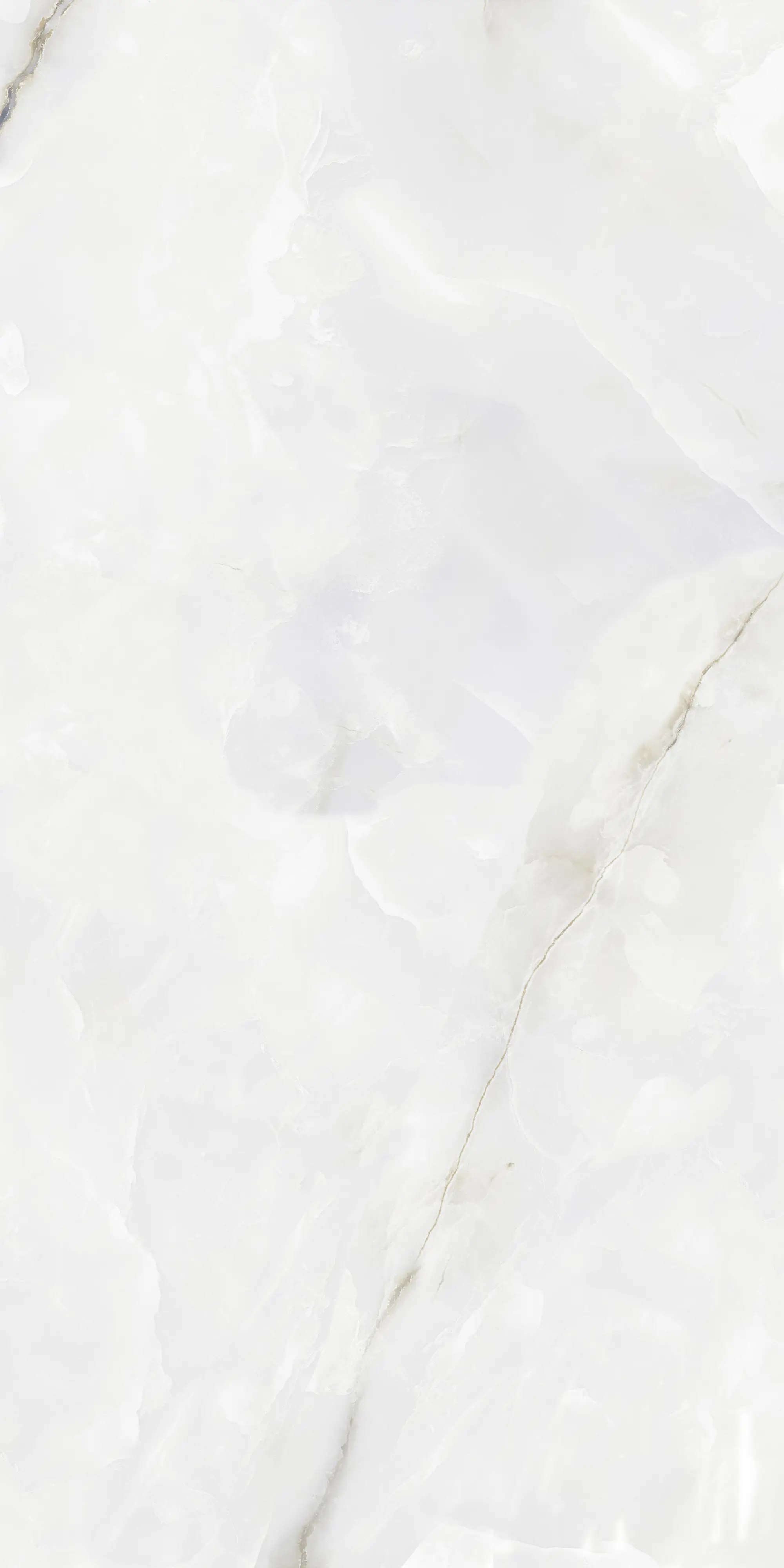 Bodenfliese Feinsteinzeug Bianco Christal 120 x 240 cm weiß