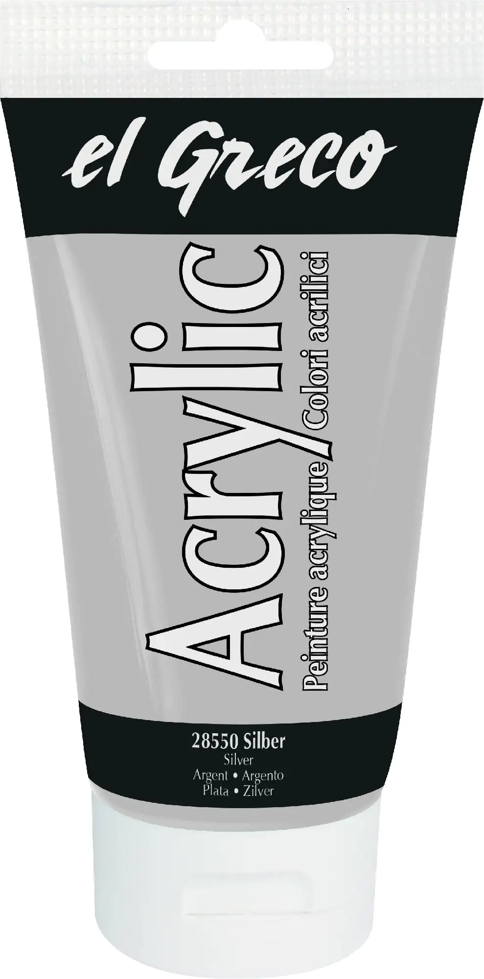 Kreul el Greco Acrylic Tube silber 150 ml Kreul el Greco Acrylic Tube silber 150 ml