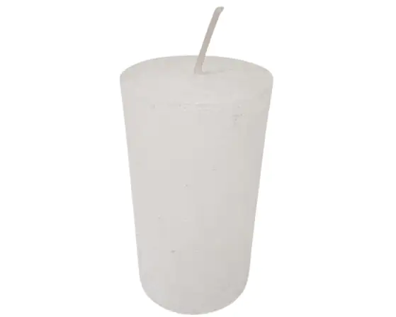 House of Rustic Kerze 12 cm weiß
