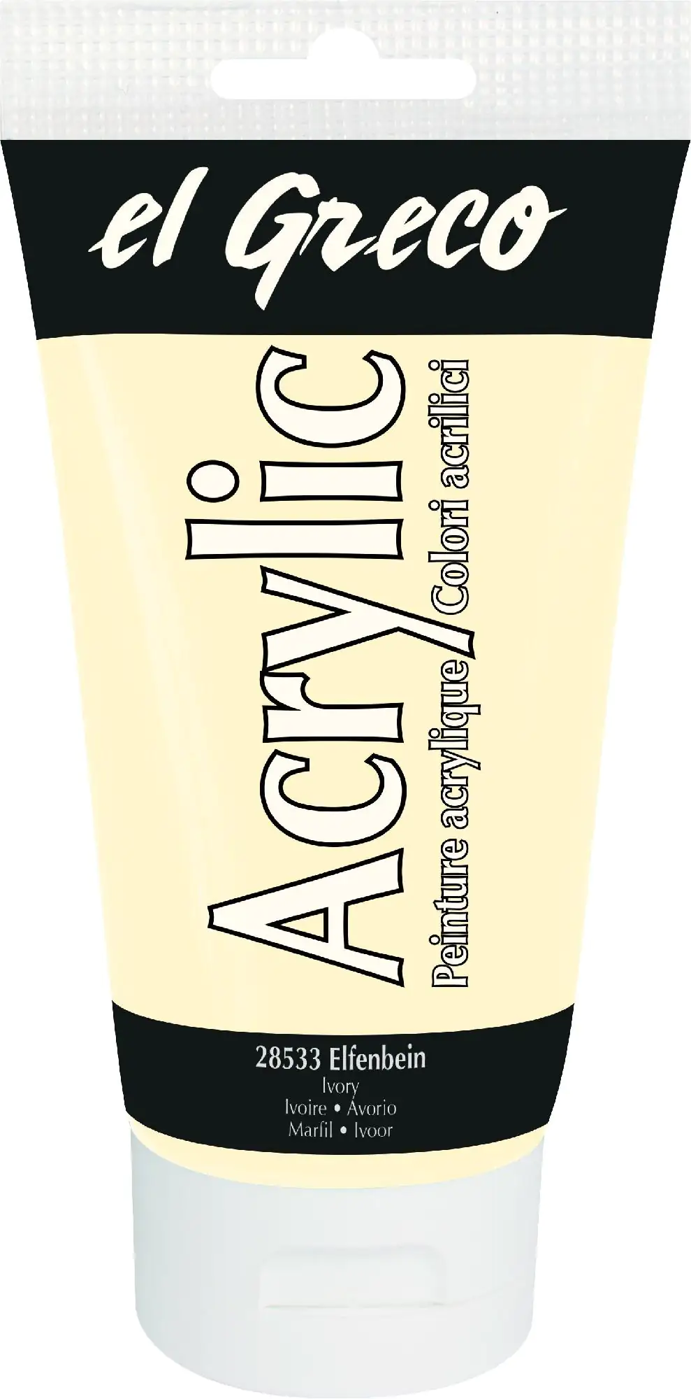 Kreul el Greco Acrylic Tube elfenbein 150 ml Kreul el Greco Acrylic Tube elfenbein 150 ml