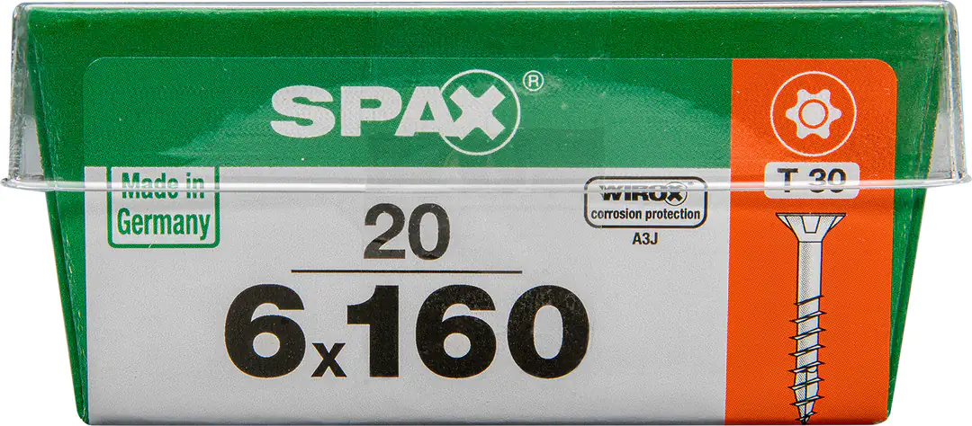 Spax Universalschrauben 6.0 x 160 mm TX 30 - 20 Stk.