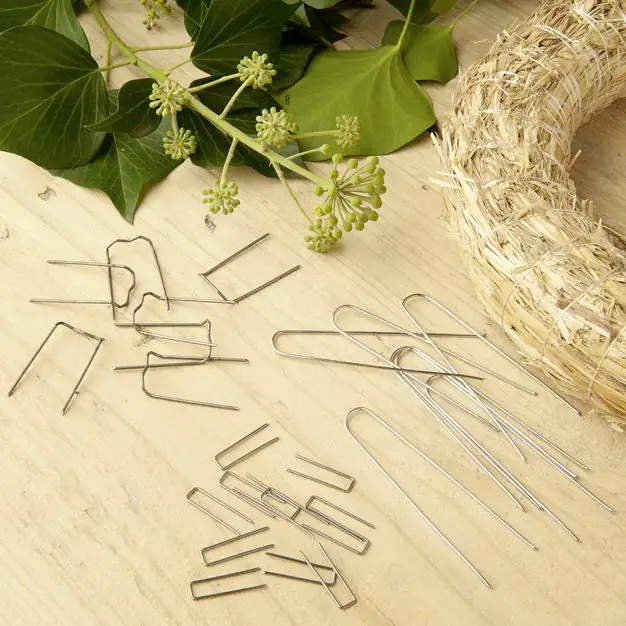 Strohblumennadeln silber, 25 mm, 25 g