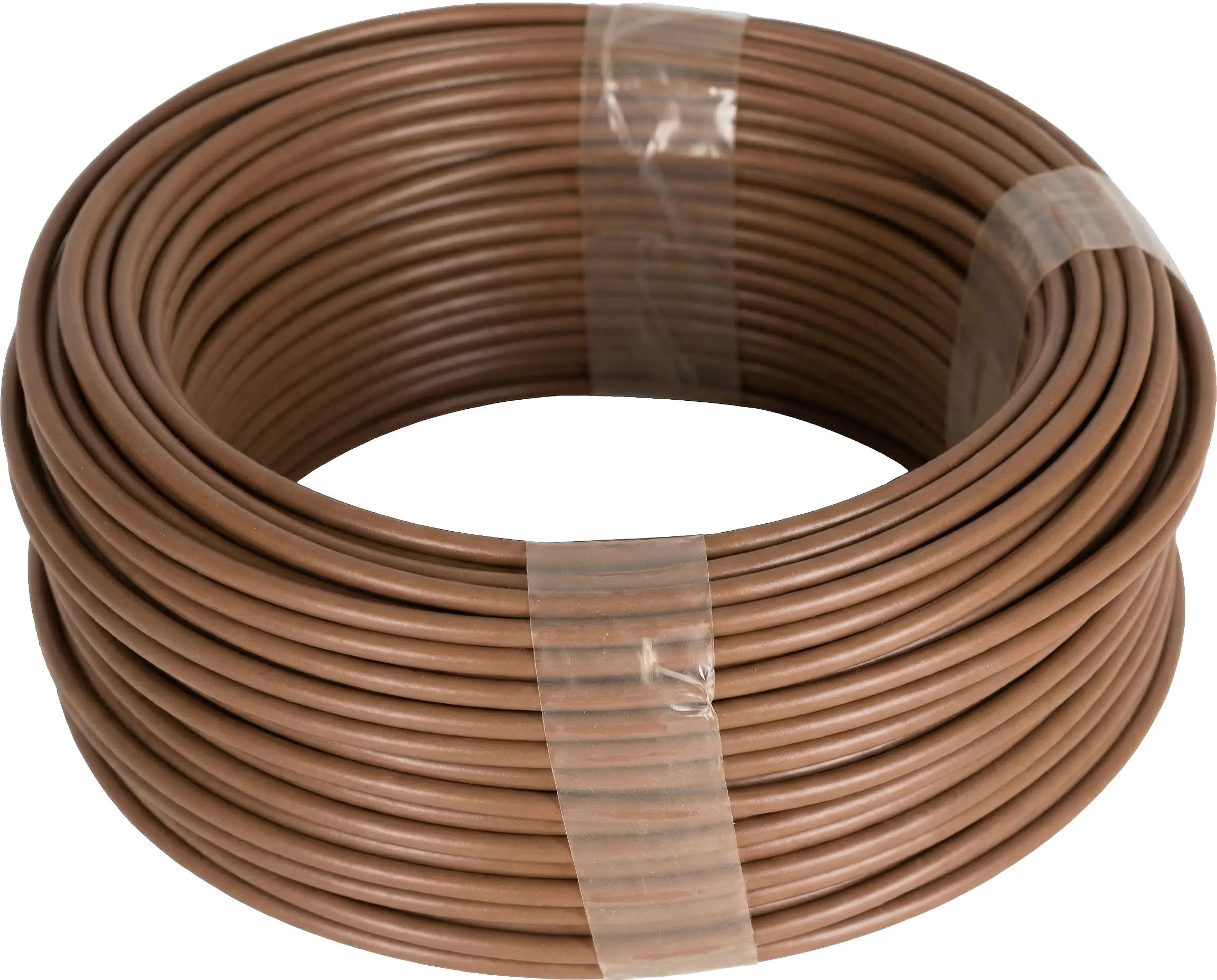 PVC-Aderleitung H07V-U 1,5 - 25 Meter, braun