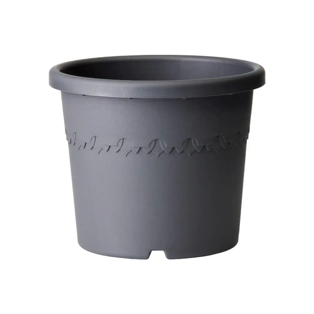 Elho Pflanztopf Algarve Ø 25 x 20 cm anthrazit Elho Pflanztopf Algarve Ø 25 x 20 cm anthrazit