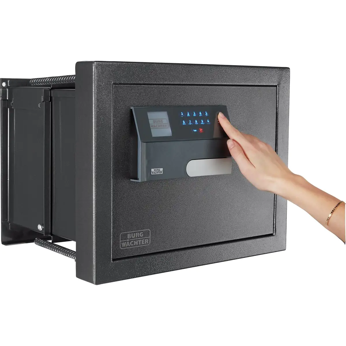 Burg Wächter Karat WT 614 E FP Wandtresor 34,2 x 43,4 x 23,3 - 35,1 cm