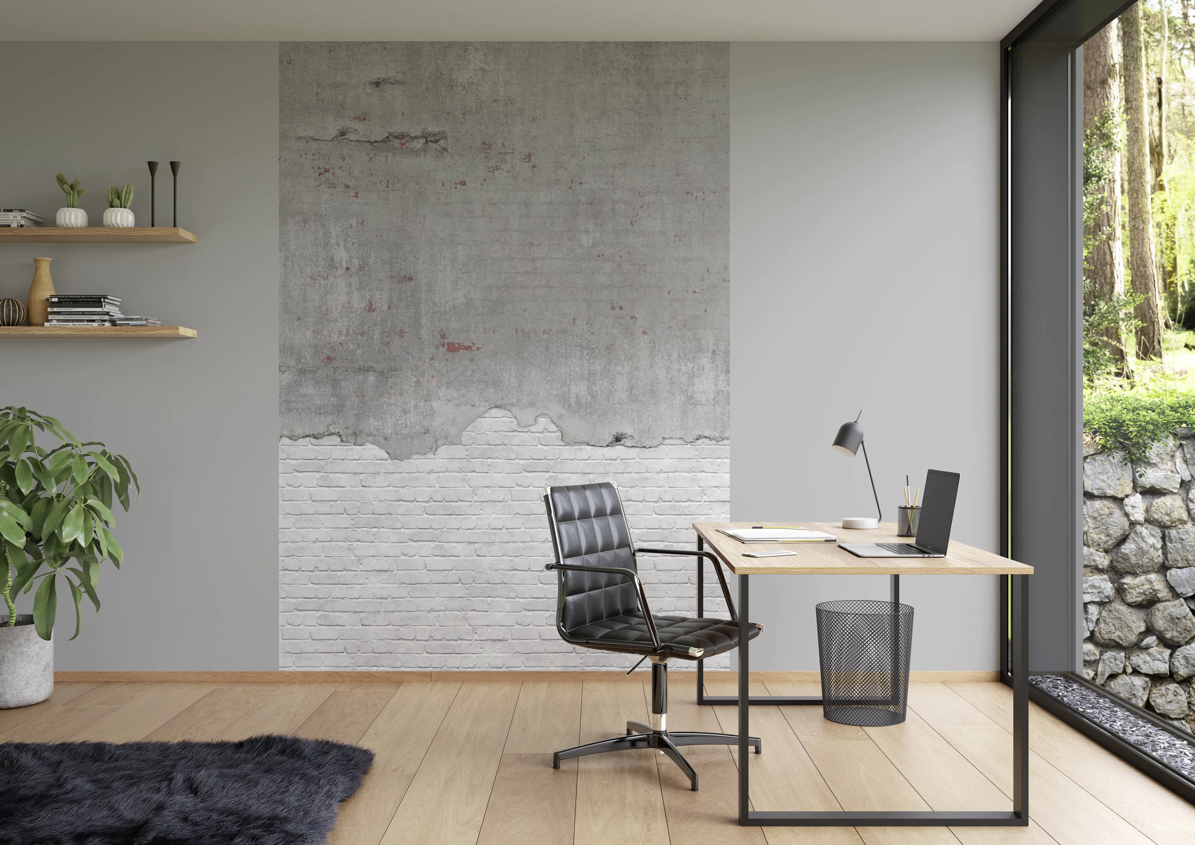 Rasch Vlies Fototapete 364279 Weiß-Offwhite Muster & Motive 3 m x 2,12 m