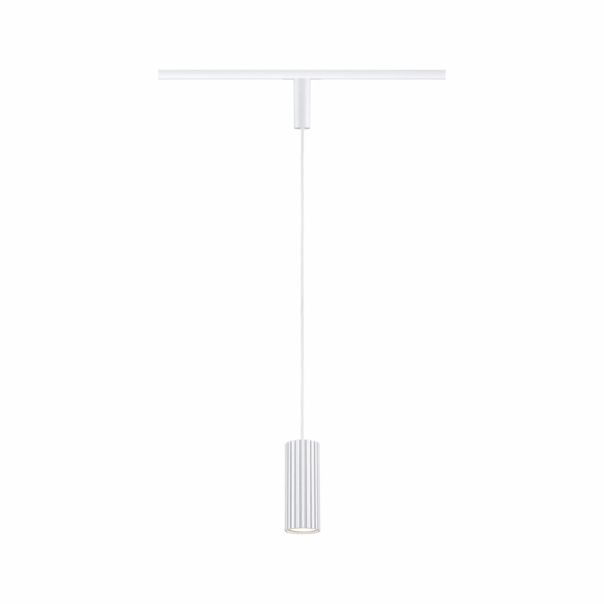 Paulmann URail Pendelleuchte Lirena Ø 6 x 126 cm signalweiß dimmbar