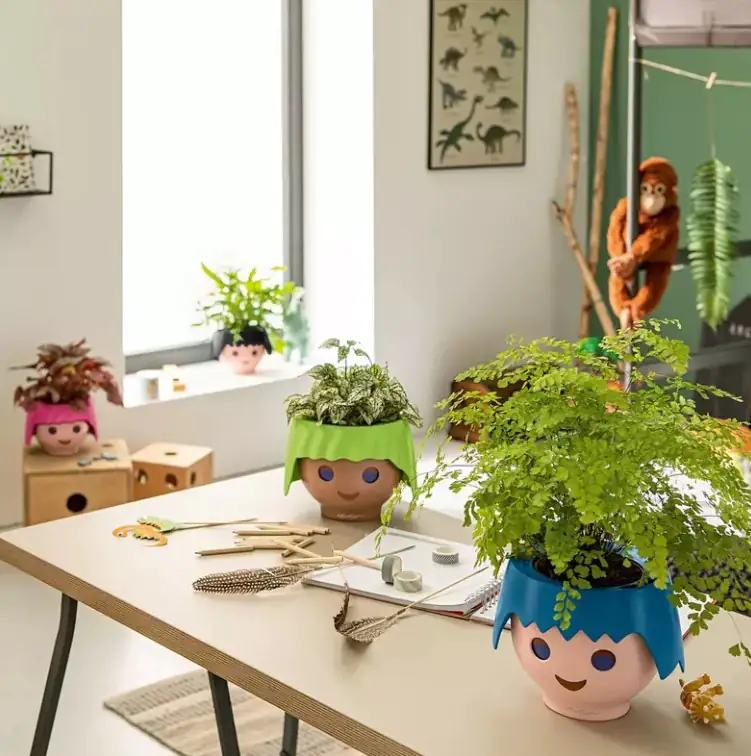 Lechuza Blumentopf Playmobil® OJO Ø 21 cm ocean blue