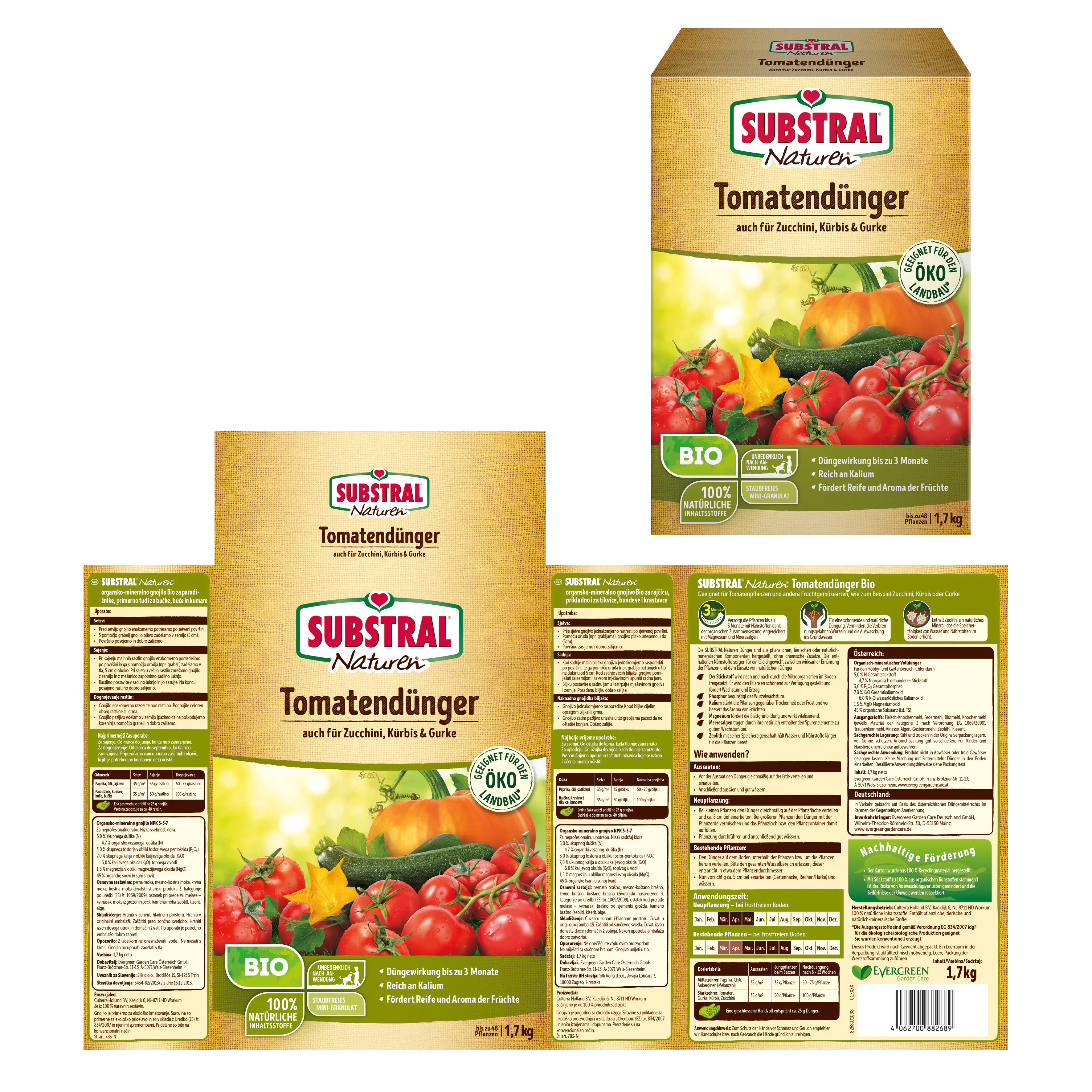 Naturen Bio Tomatendünger 1,7 kg