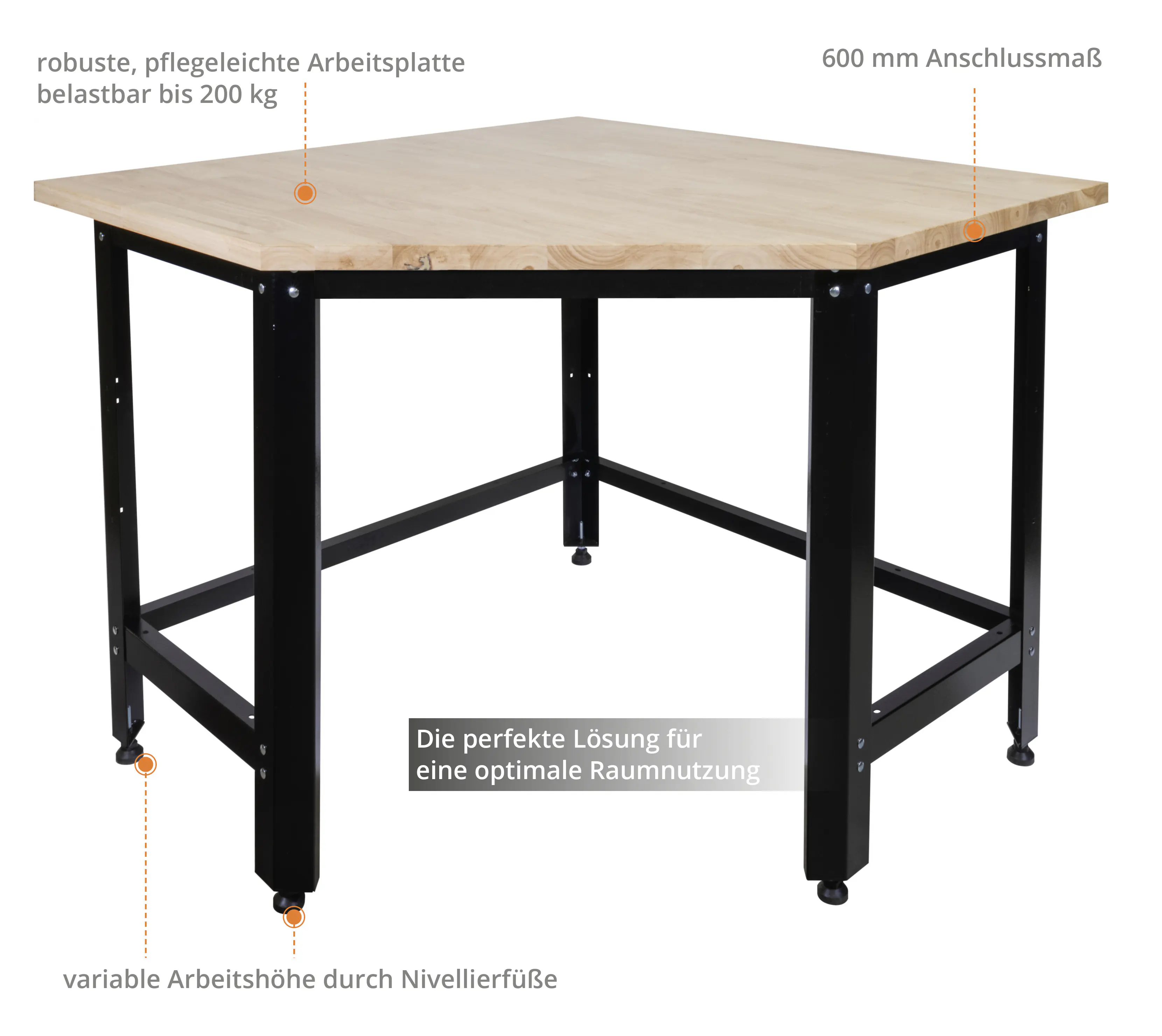 Güde Werkbank Eckmodul GW 600E