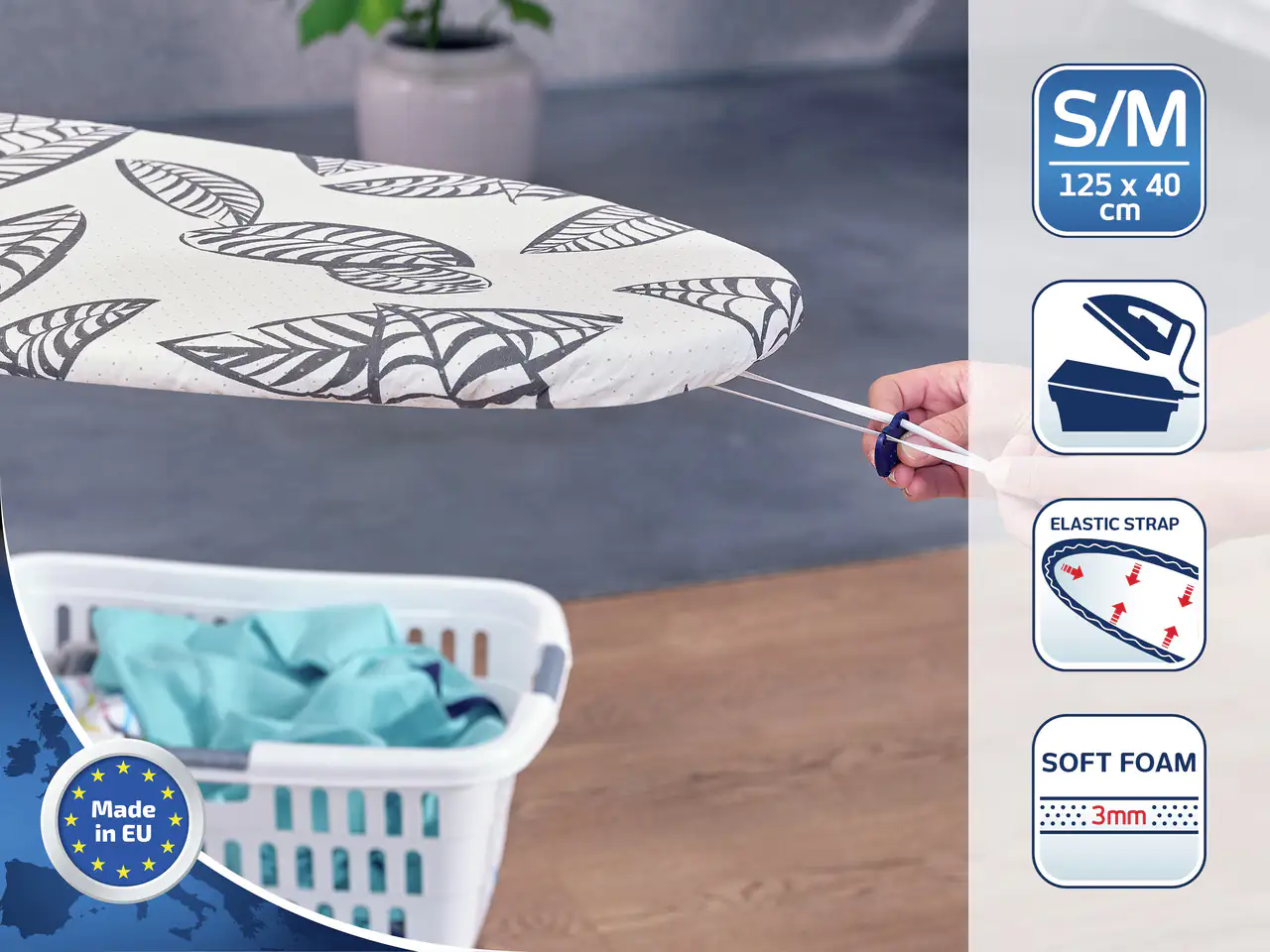 Leifheit Bügeltischbezug Perfect Steam M max. 40 x 125 cm