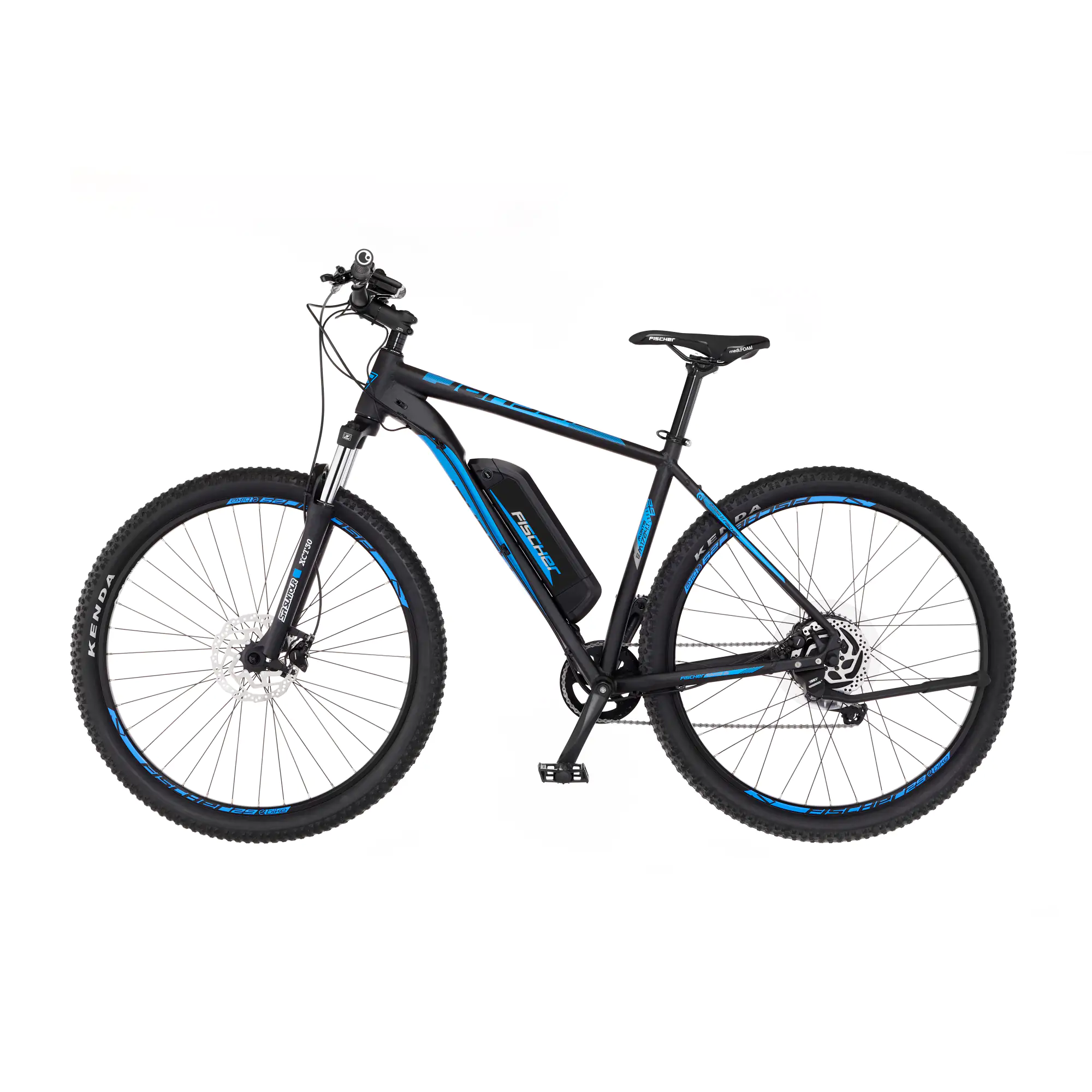 4008153026188_1 Fischer E-Bike MTB Montis EM 1724 29 Zoll 10-Gang 557 Wh schwarz weiß 62503