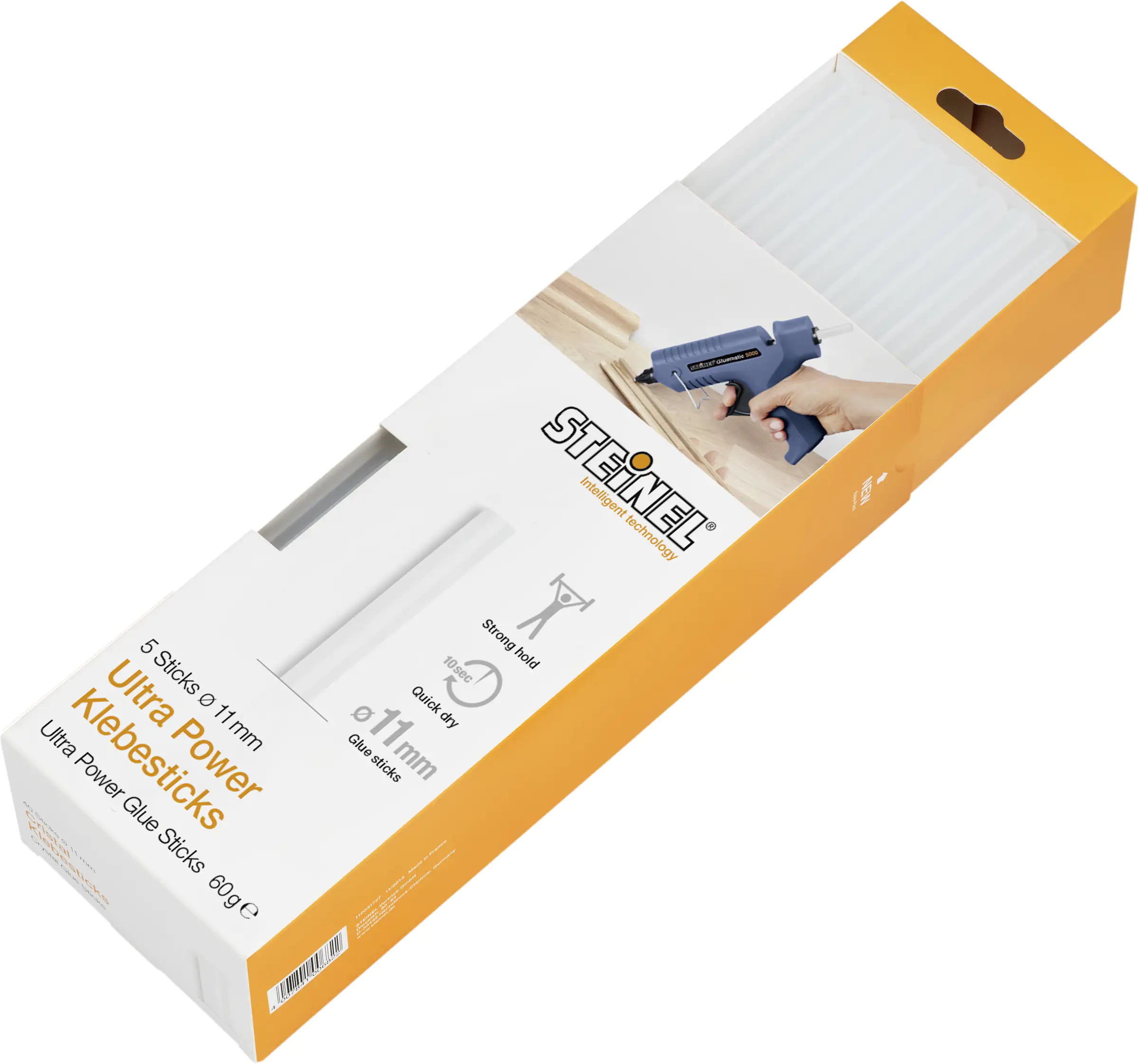 Steinel Klebesticks Ø 11 mm, stark (Ultra Power), 5 Stück