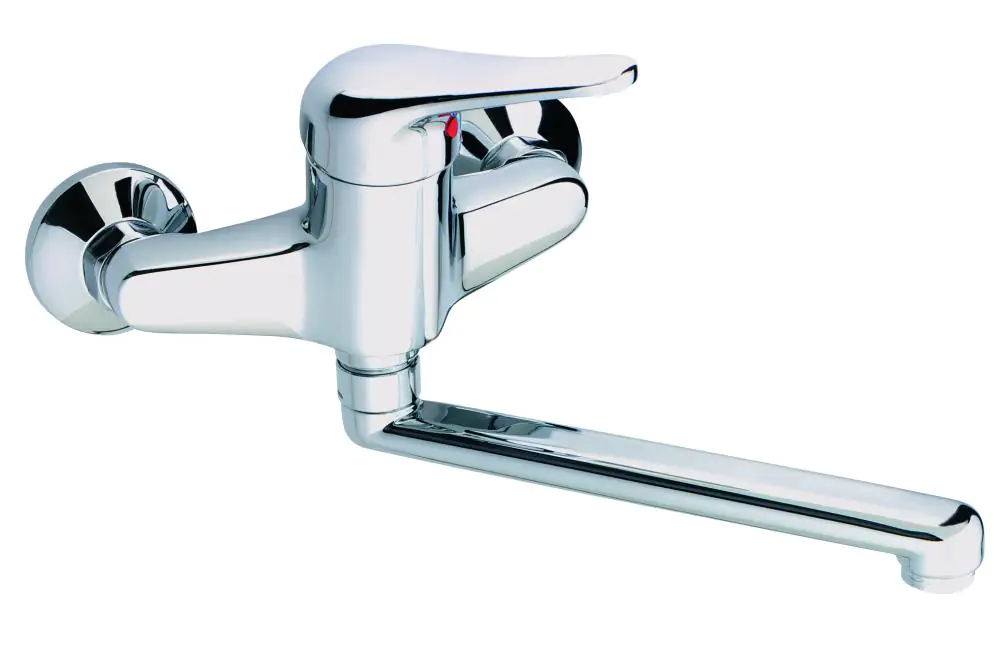 Cornat Spültisch-Wandarmatur Punto chrom