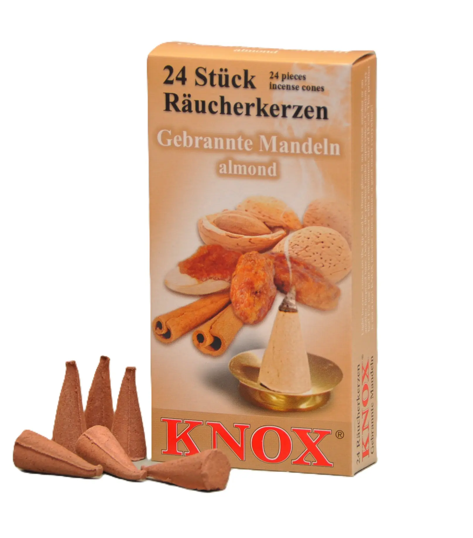 Knox Räucherkerzen - Gebrannte Mandeln 24 Stück